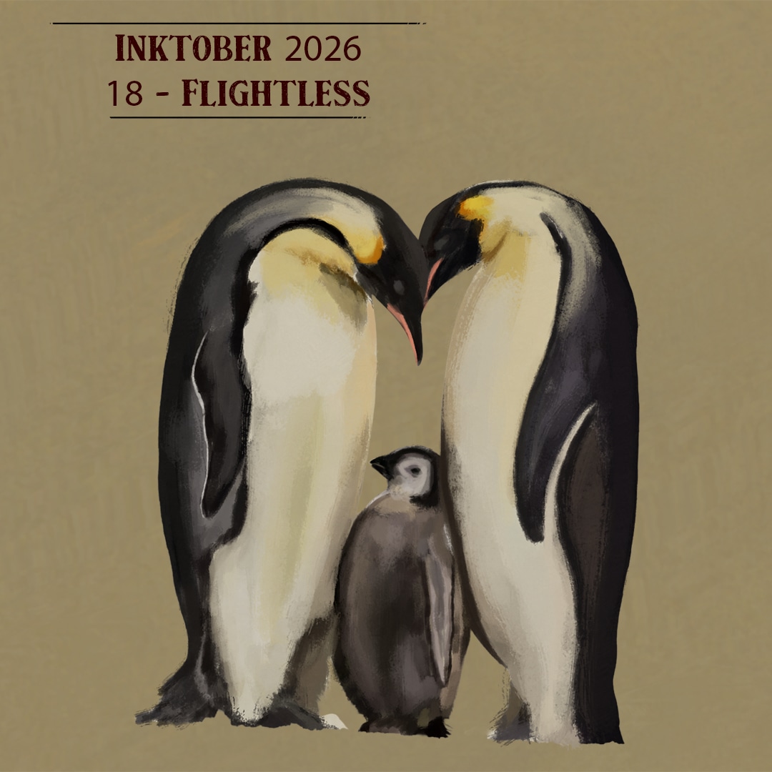 Inktober 2026 day 18: Flightless par LucasMonbel