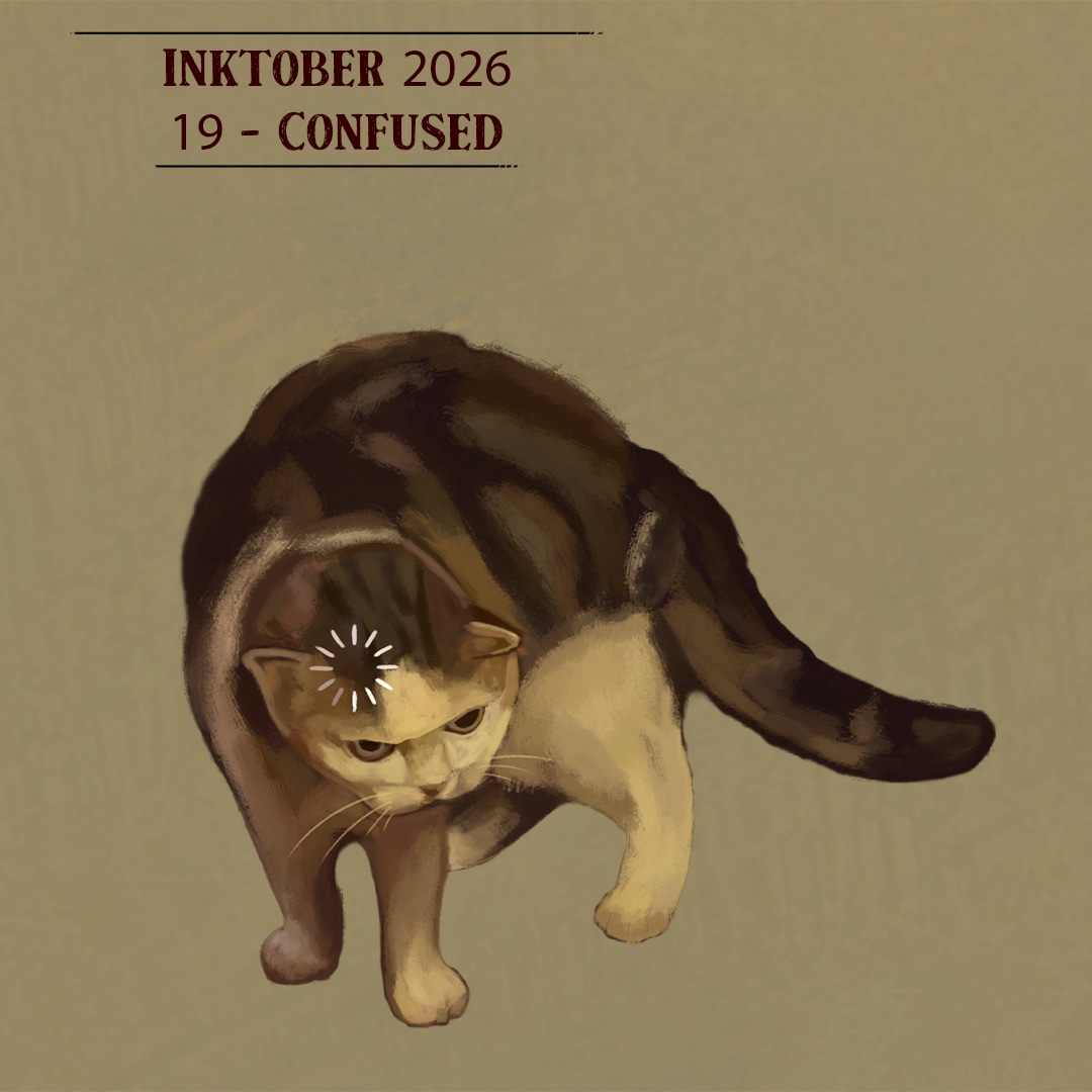 Inktober 2026 day 19: Confused par LucasMonbel