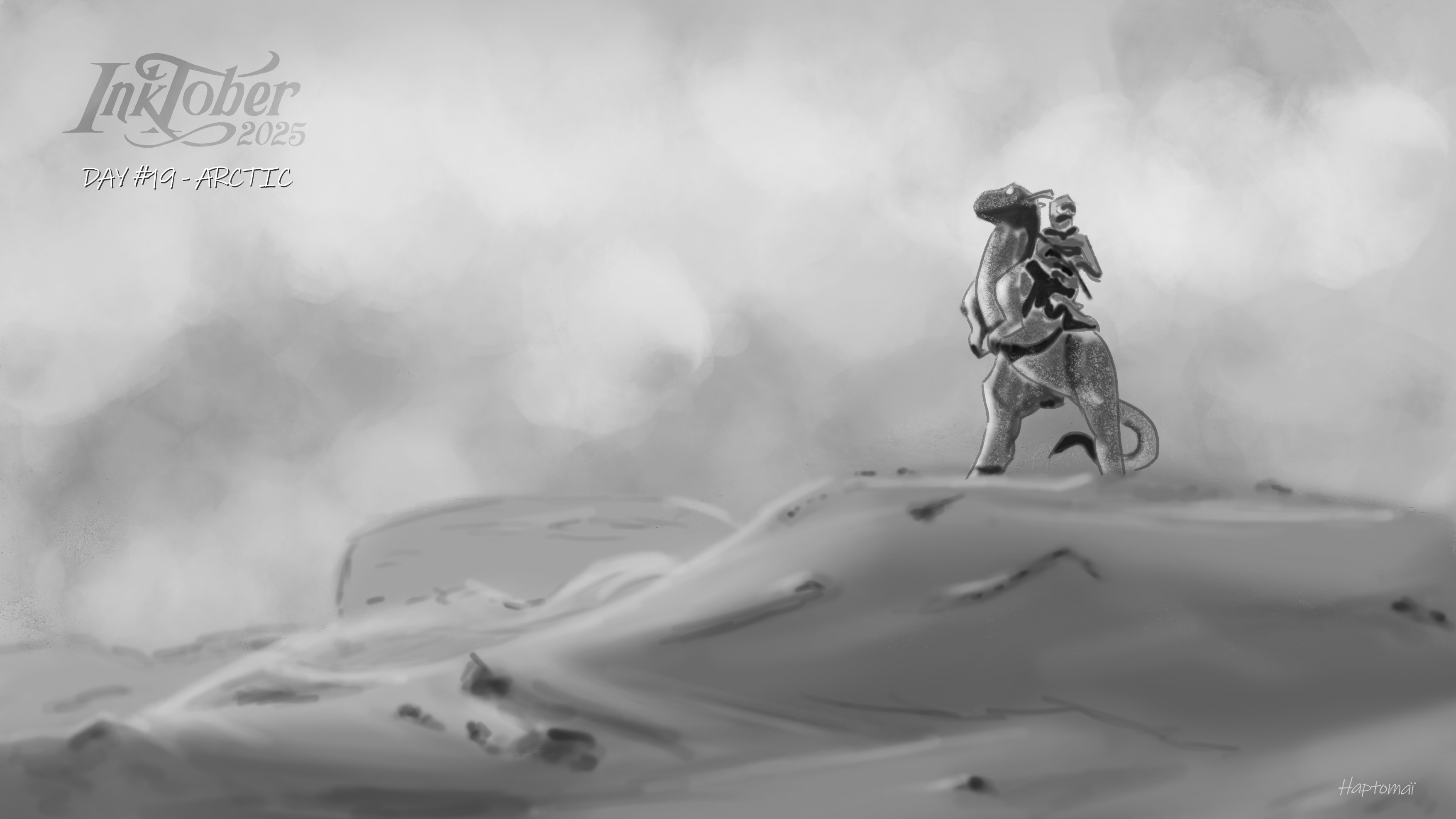 Inktober 2025 – Jour 19 – Arctic par HaptoMai
