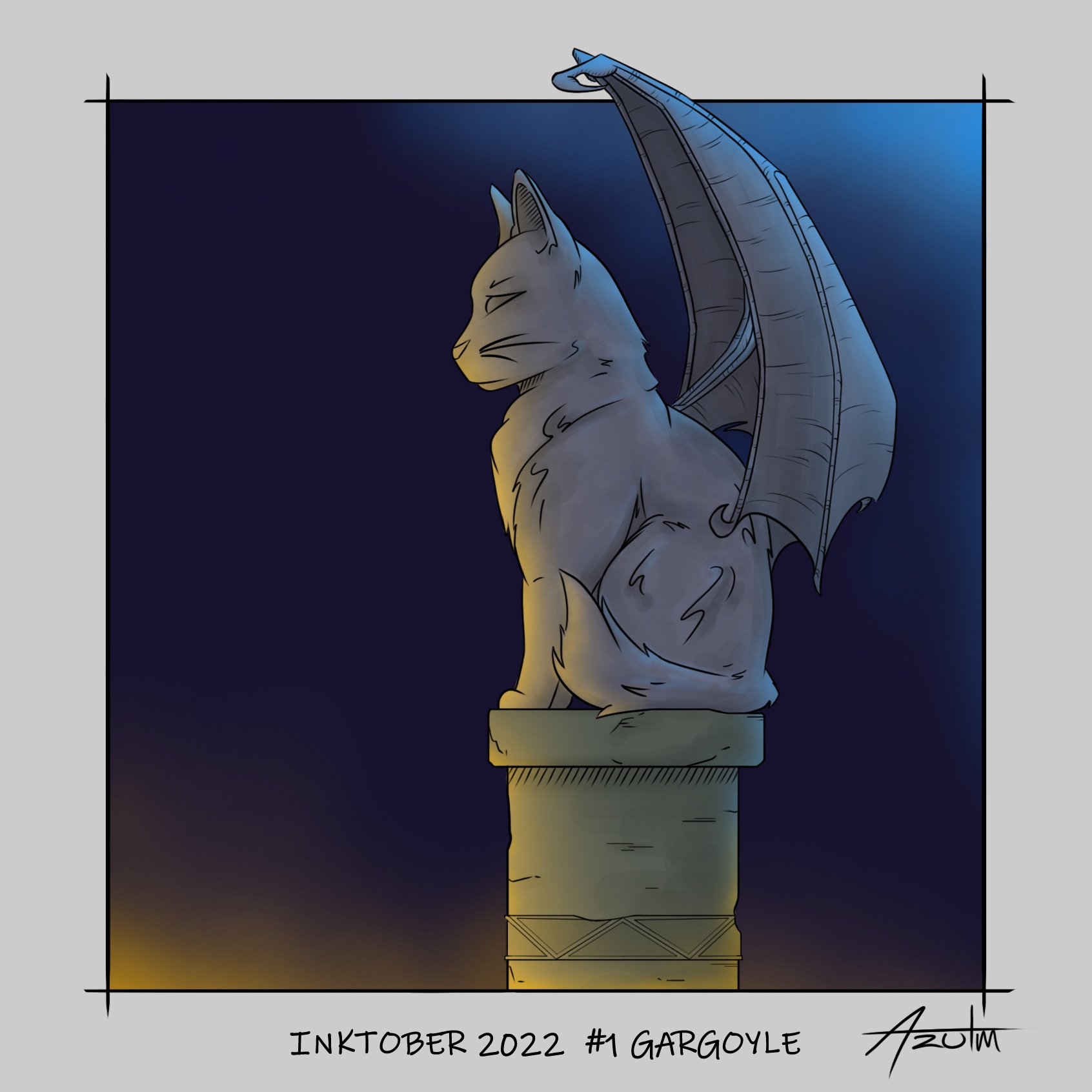 Inktober 2022 #1 par Azulm