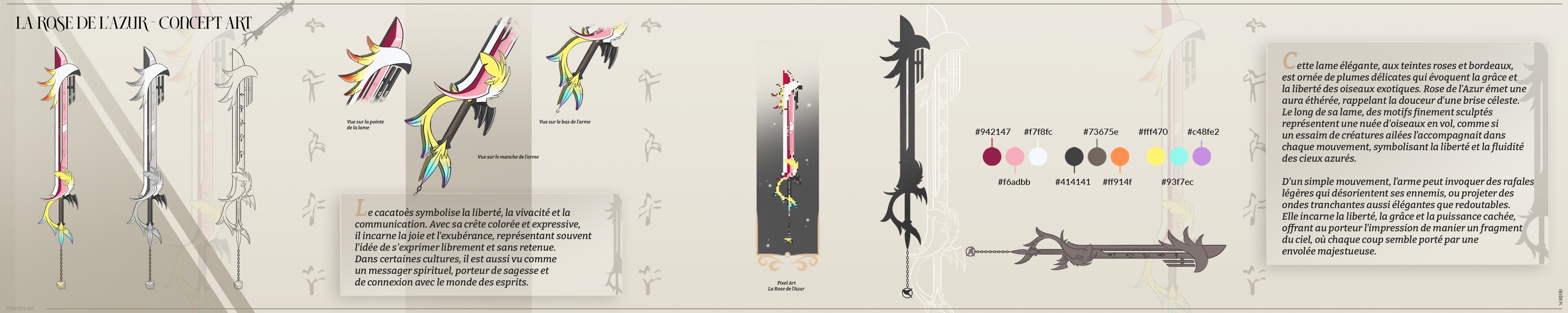 La Rose de l'Azur - Concept Art par soryun_art