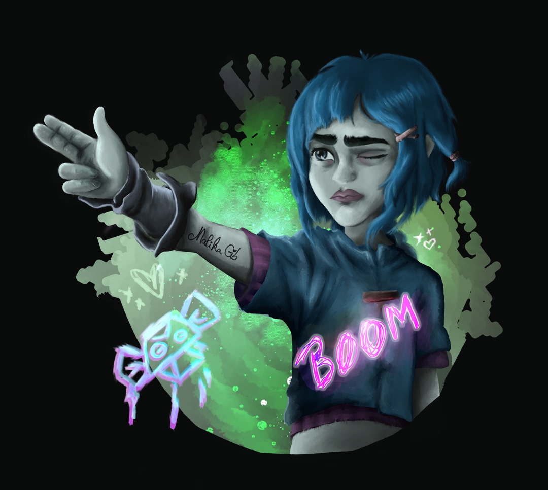Powder or Jinx | Chara Designer par Malika Gib