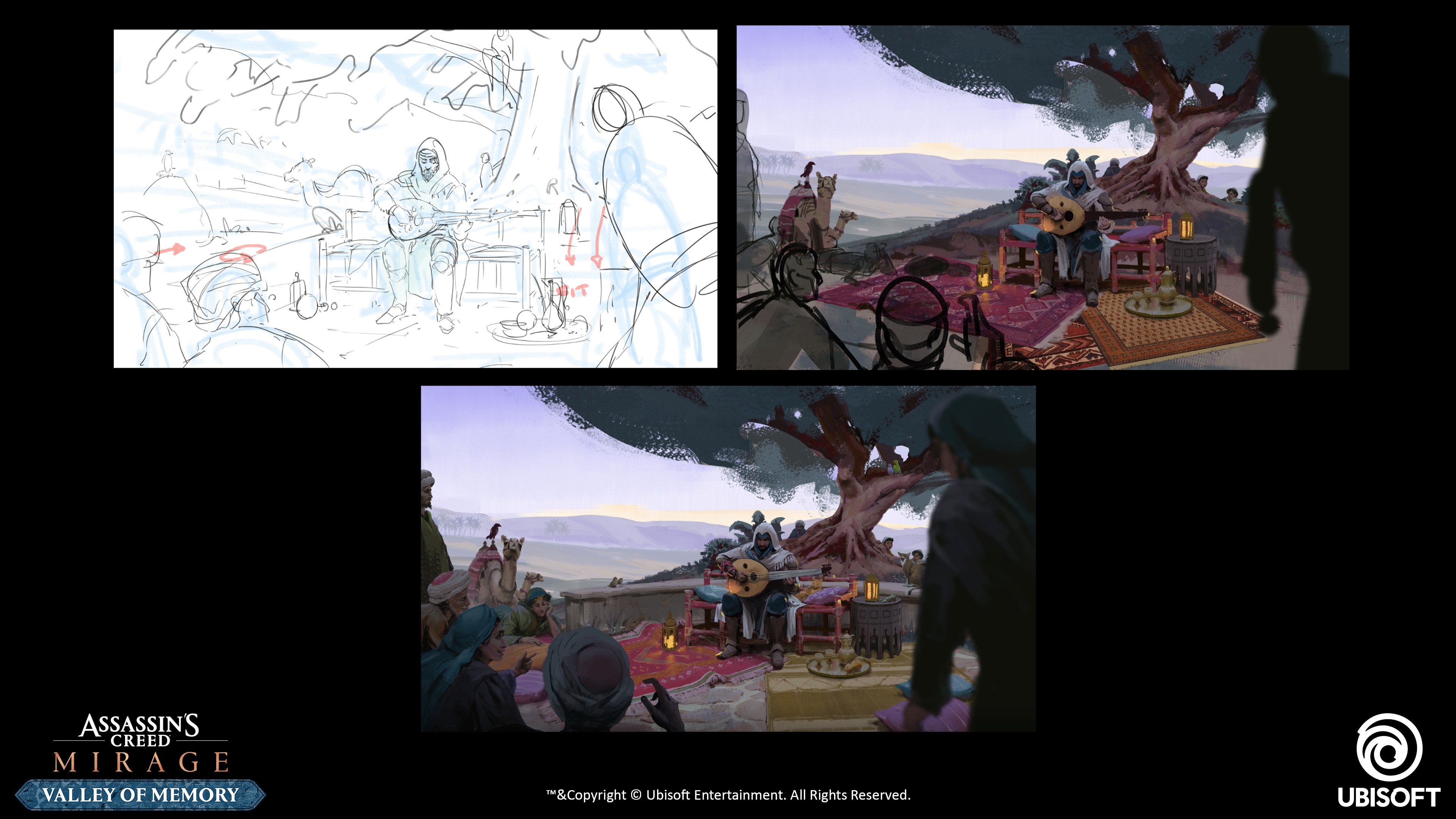 Assassin's creed Mirage : Valley of Memory - Oud scene par Zoh
