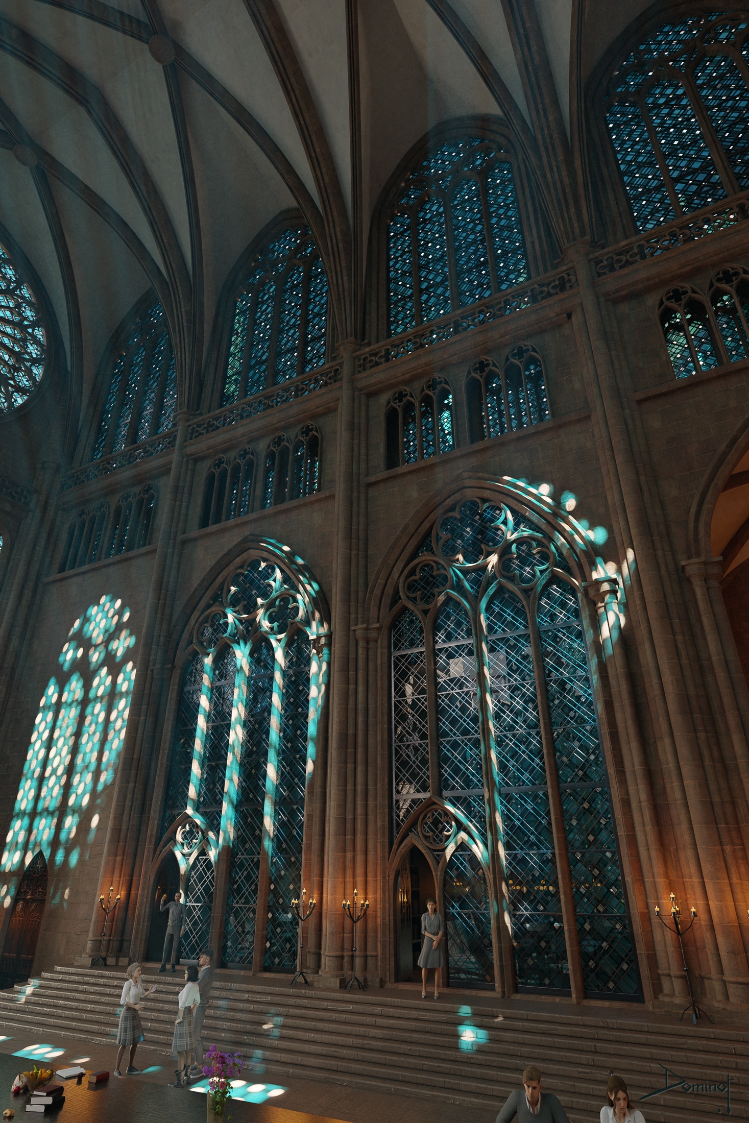 College of universal knowledge : Stained Glass par Naos