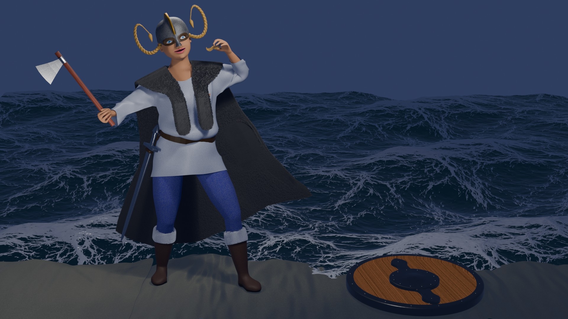 Challenge #20 - Sails of Black bones - Ivar la Terreur par Laurence Veron-Dor