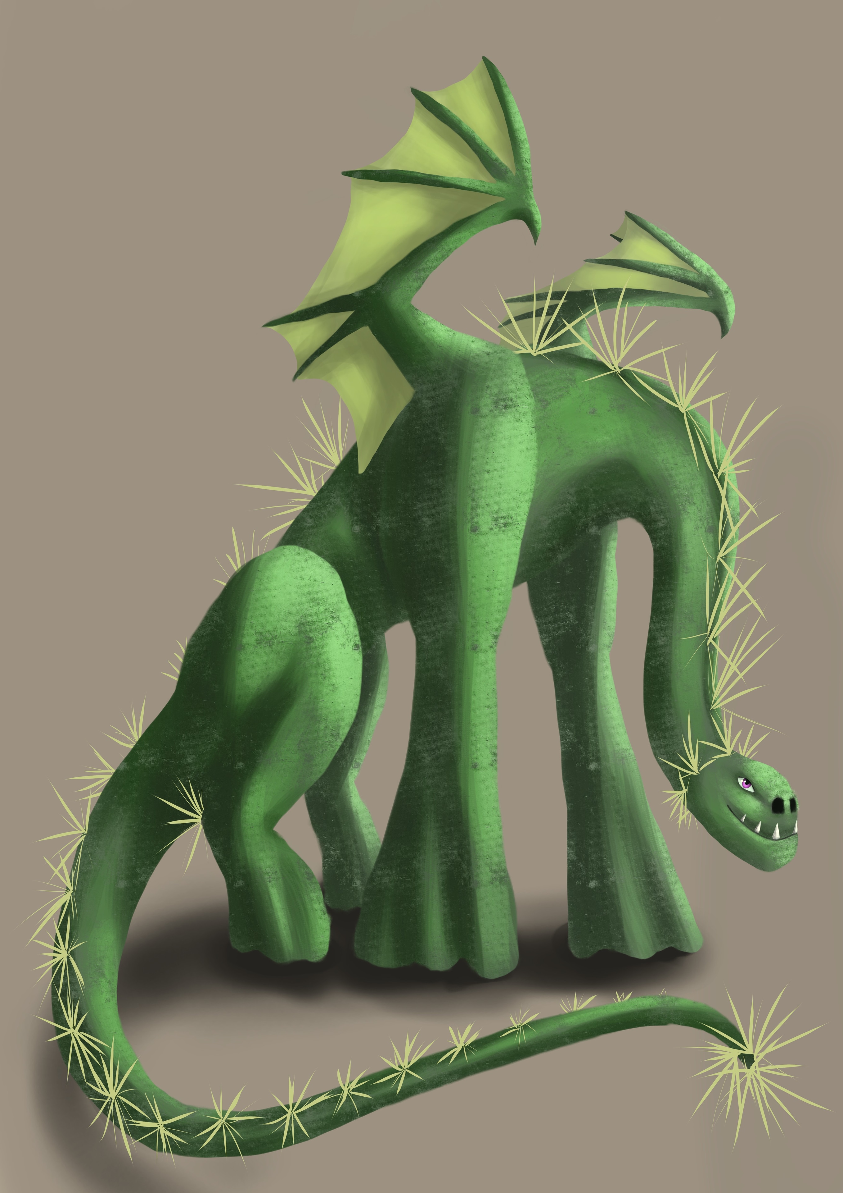 Inktober - Jour 4 - Cactus par Elisepoupette