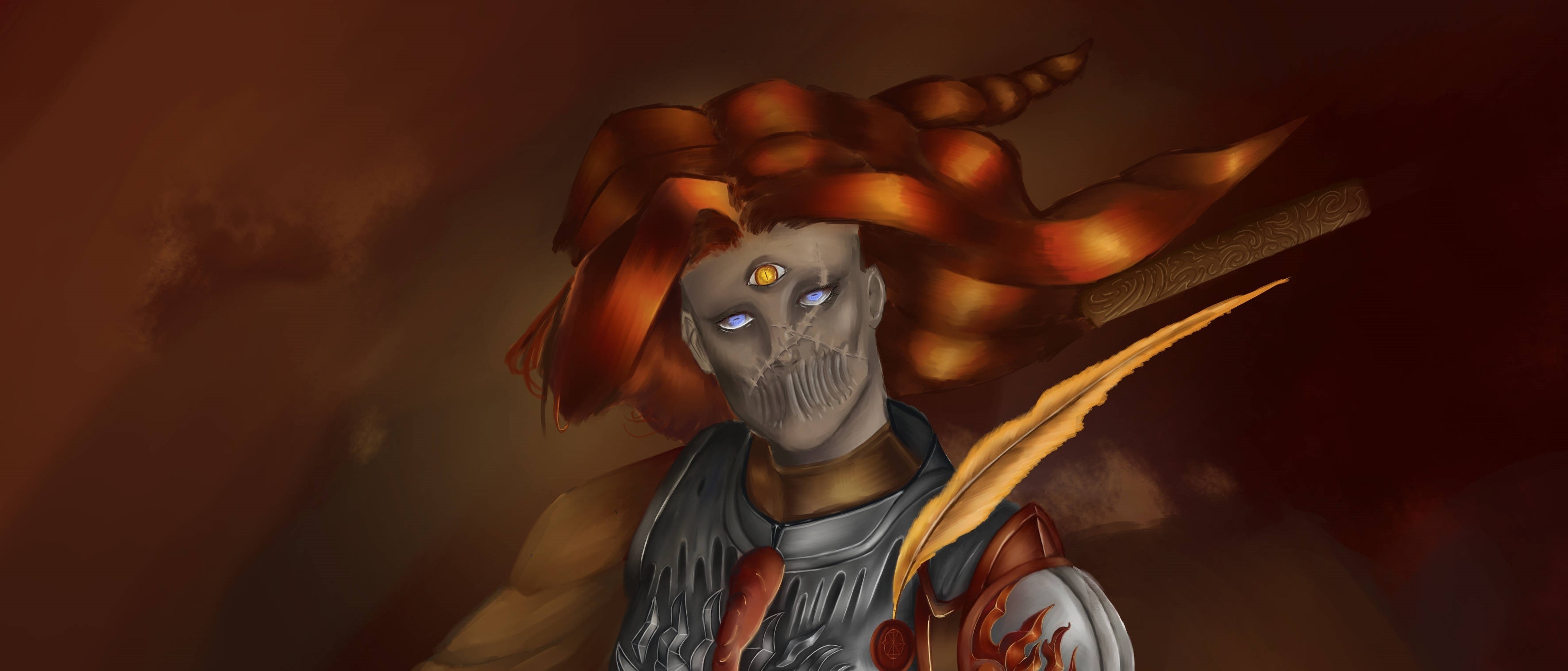 Jannire dame de feu par thequeenjellyfish