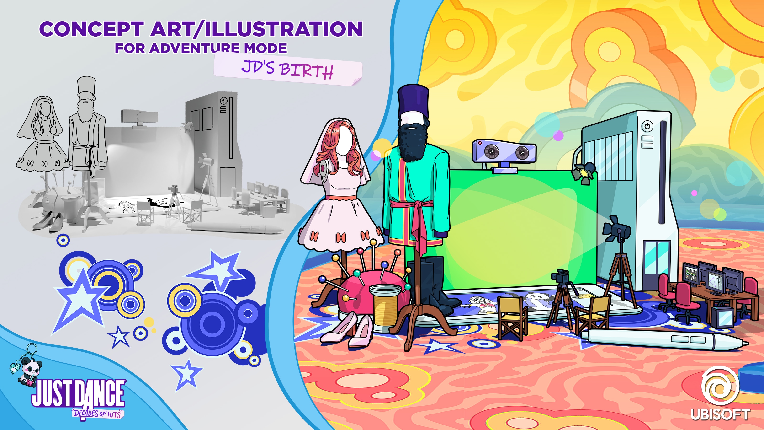 Just Dance Decade of Hits: adventure mode - concept Art par Thalia