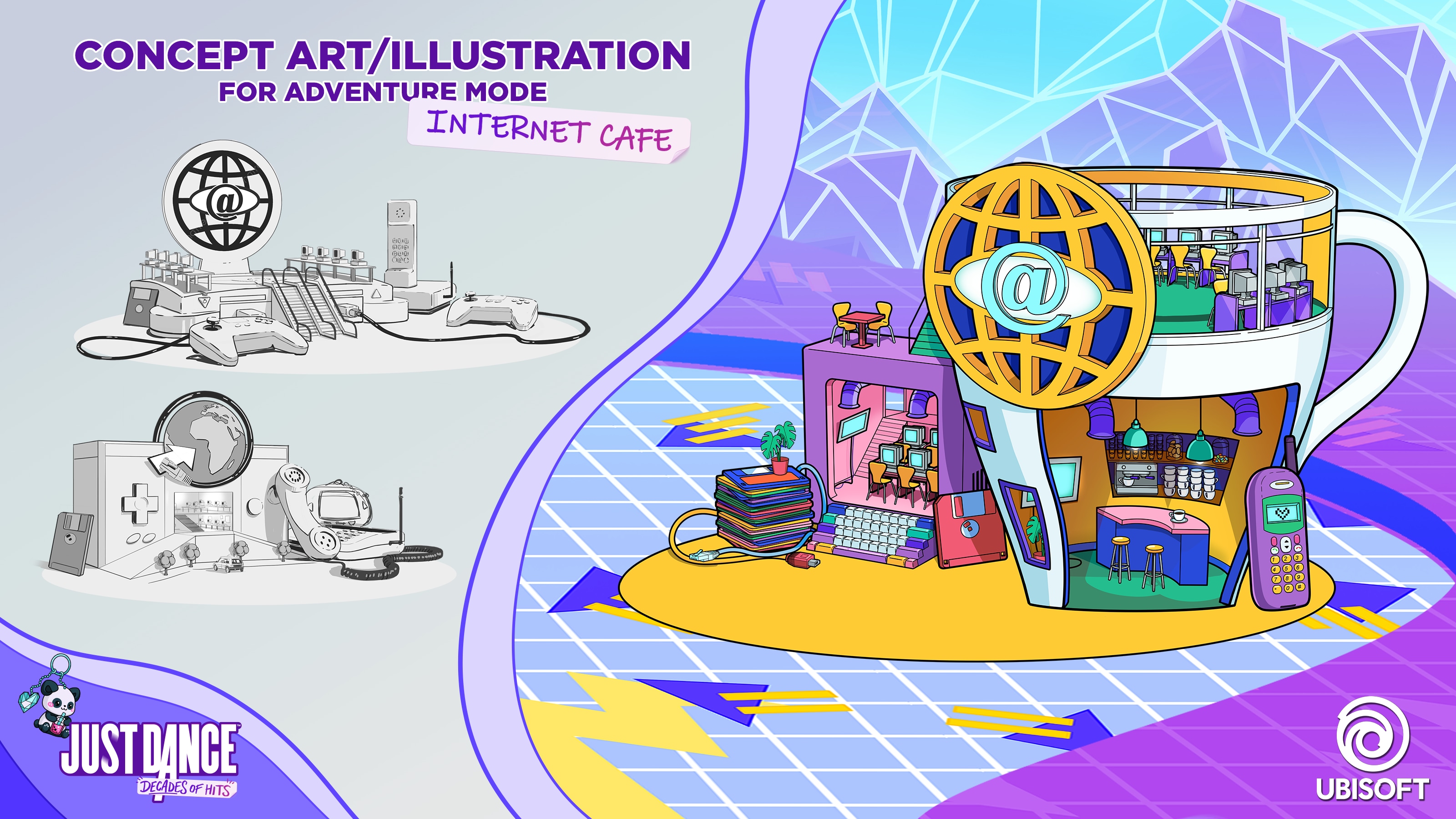 Just Dance Decade of Hits: adventure mode - concept Art par Thalia