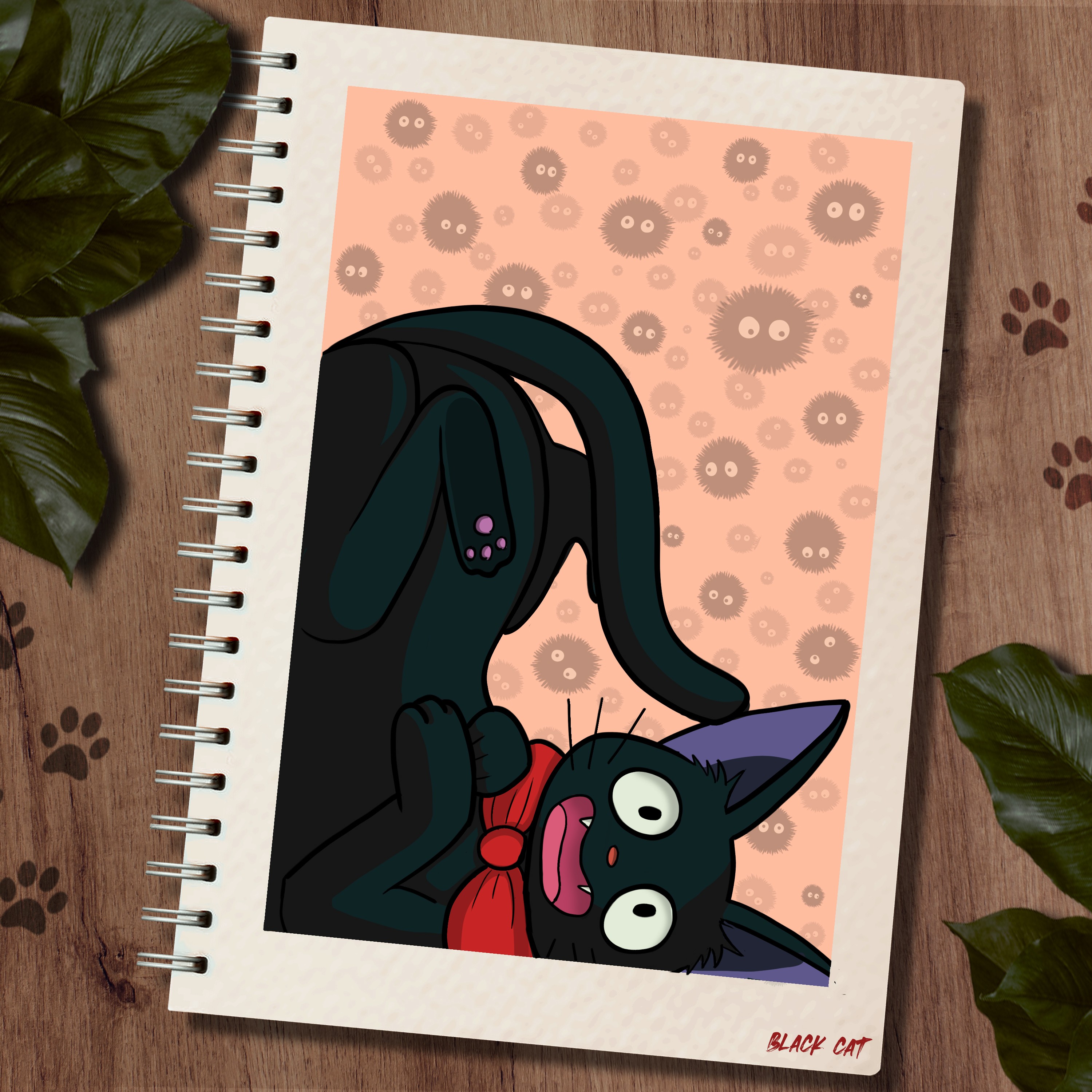 Black cat par Leam_art