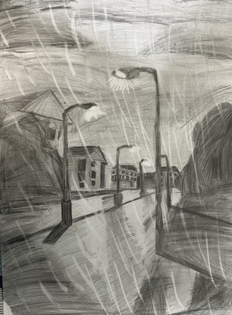 Paysage au crayon par loulou125