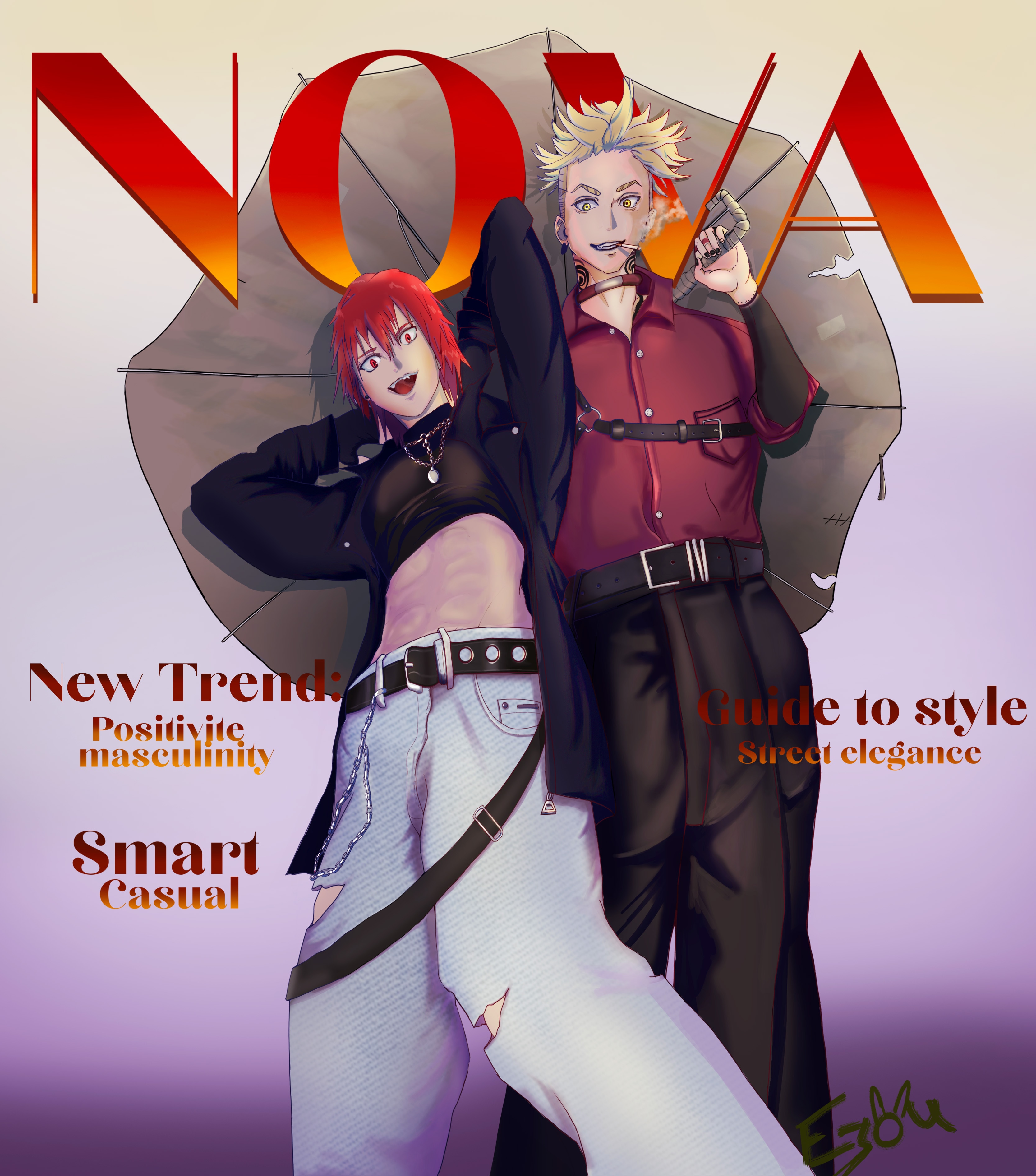 Imitation magasine (MHA & Gachiakuta) par ezou