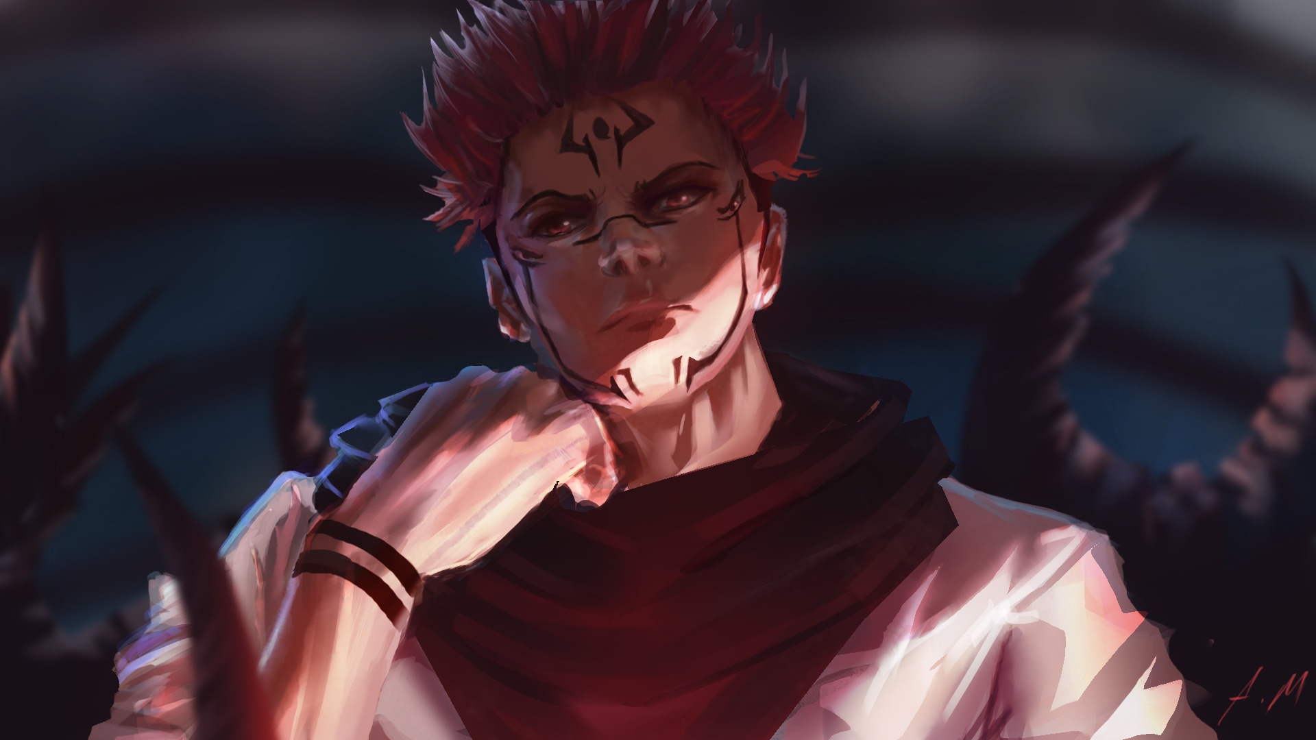 Jujutsu no kaisen fan art par Antonio Marianne