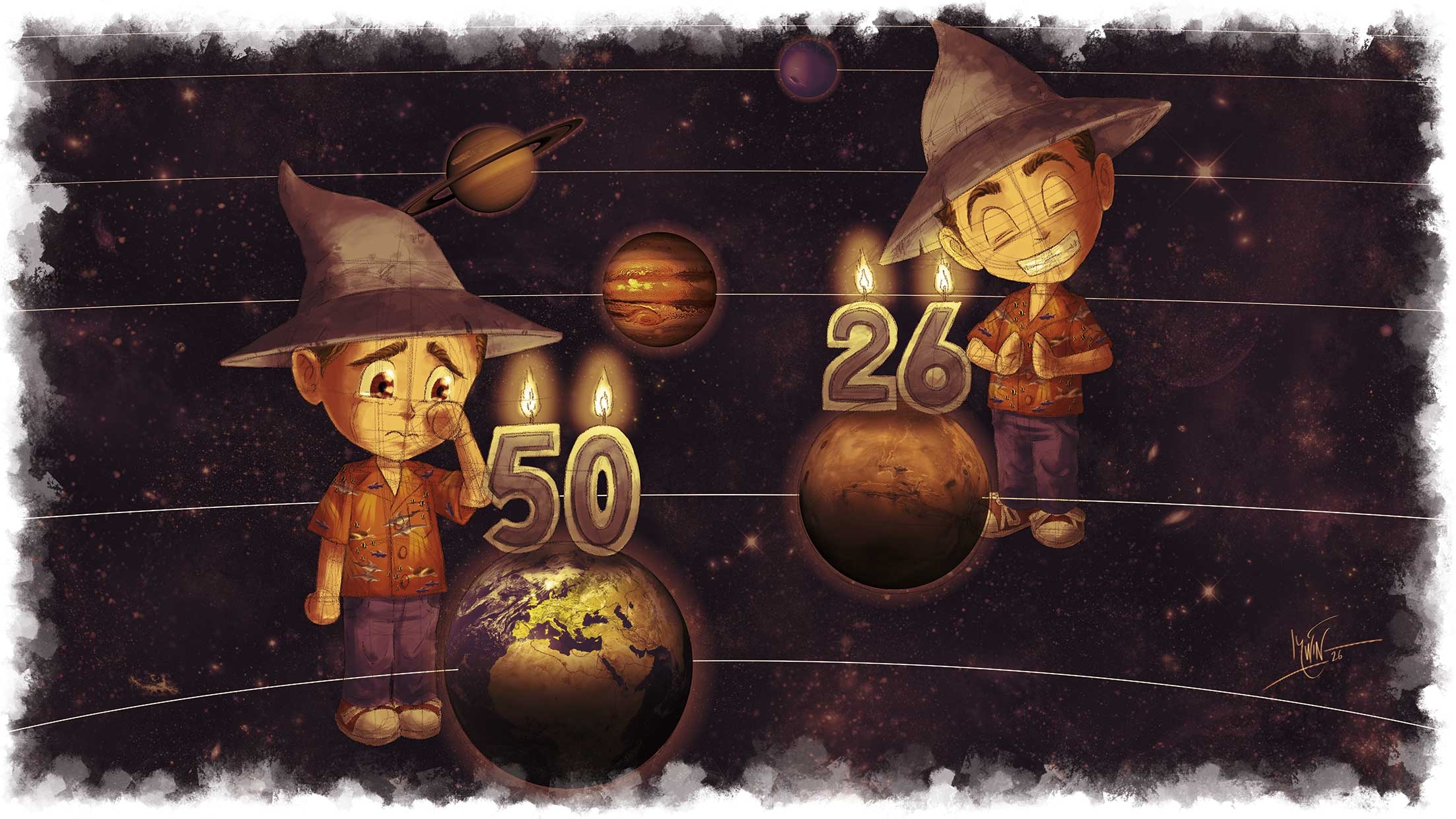 Carte anniversaire par Irwin