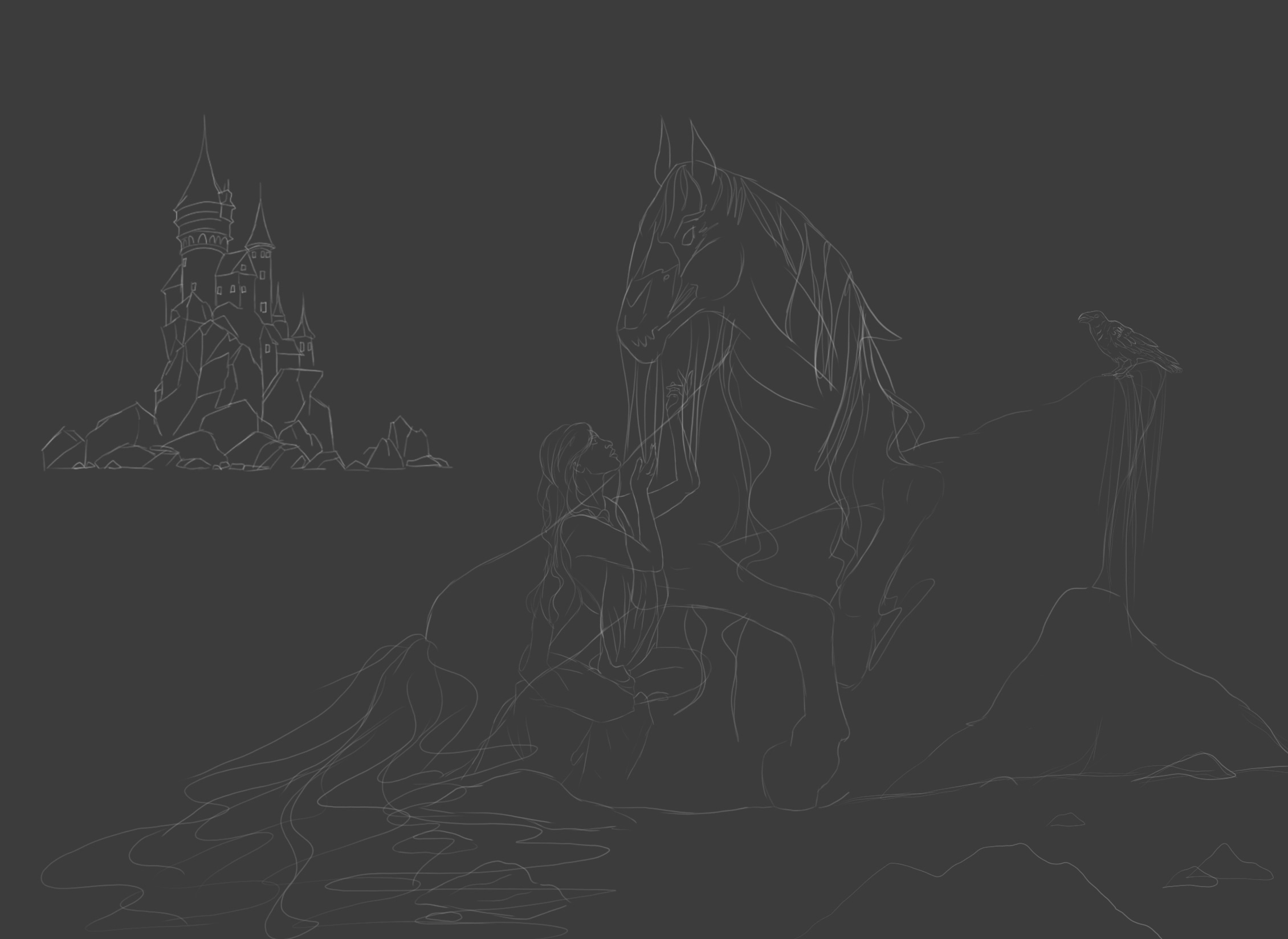 La légende du Kelpie (en cours) + Process (V1+V2) par Azerty