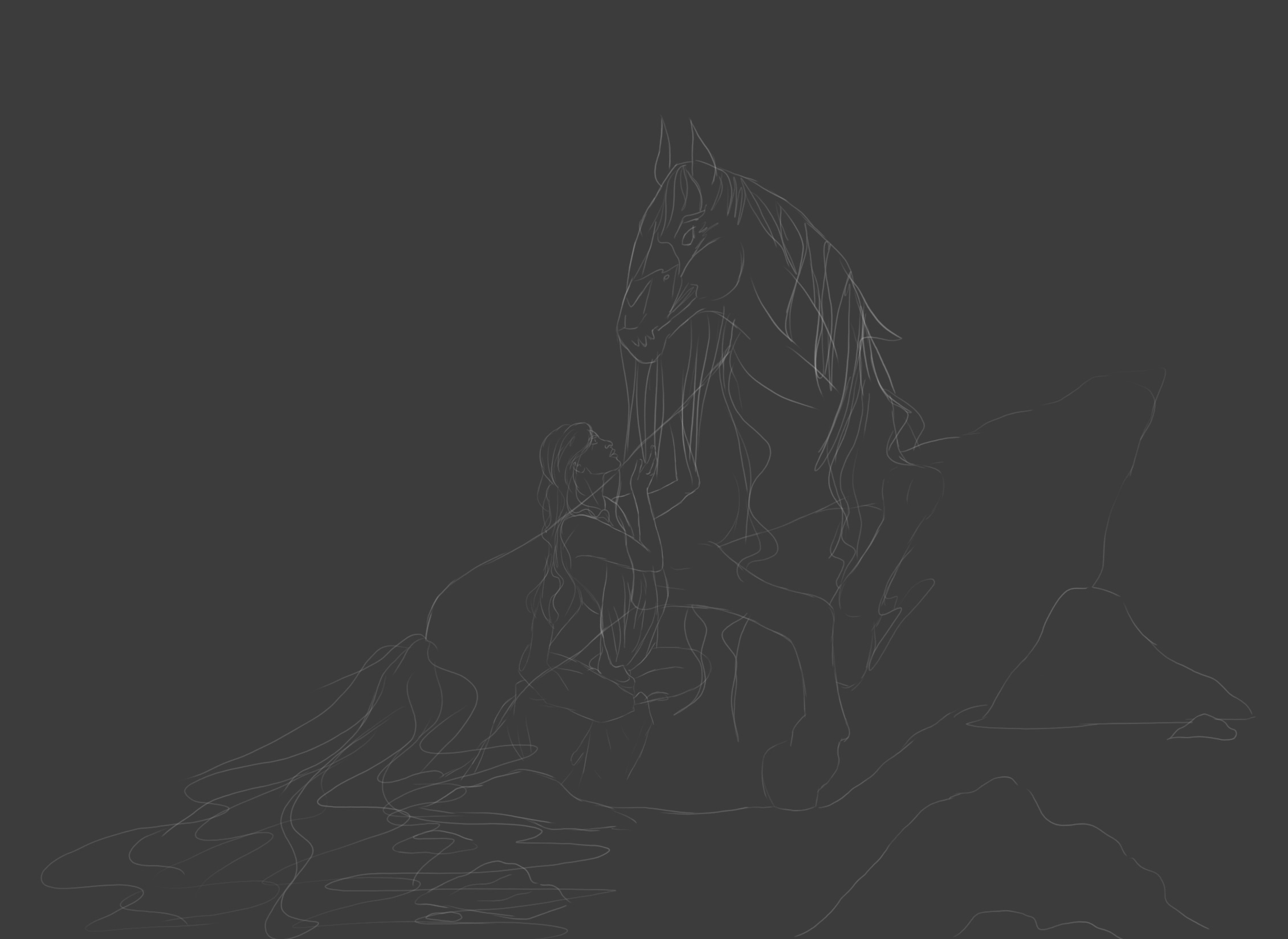 La légende du Kelpie (en cours) + Process (V1+V2) par Azerty