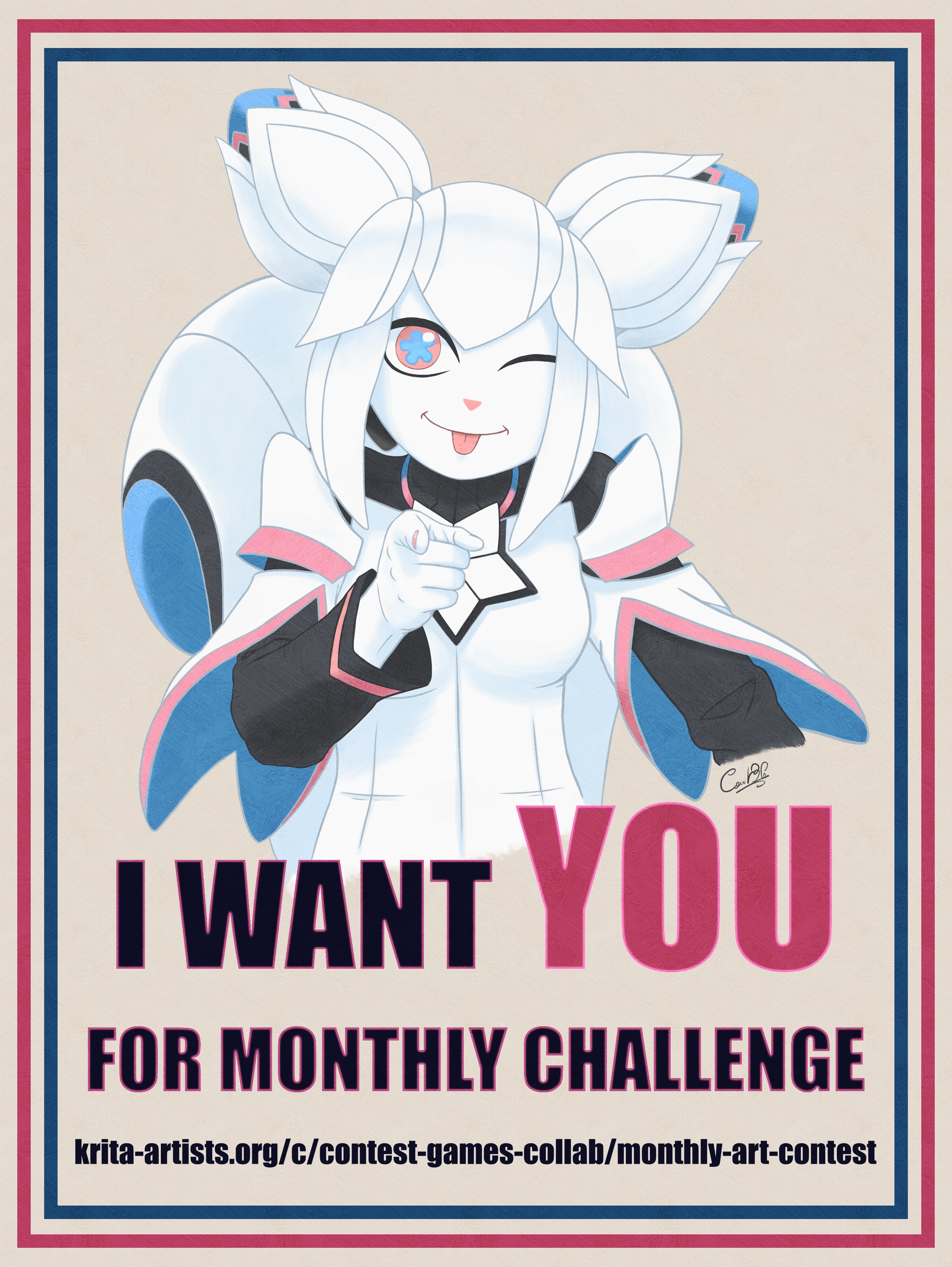 Recruiting for Krita Monthly Challenge par CorentinBoxho