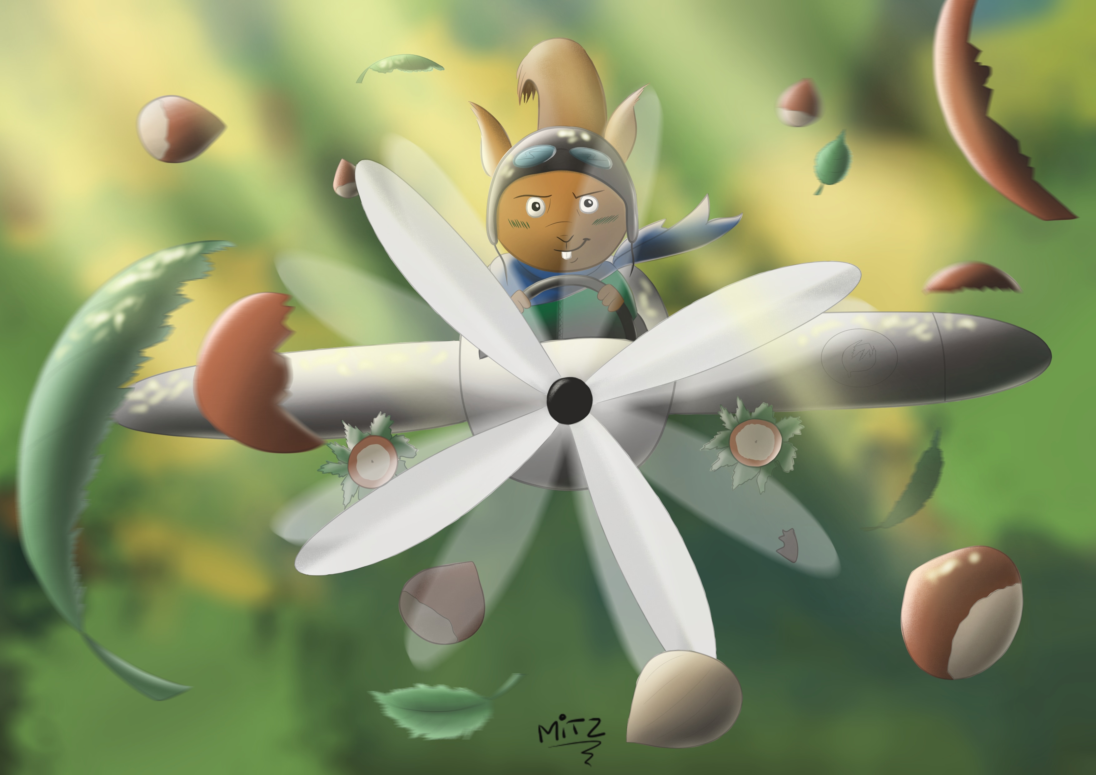 Kiki l'écureuil ! par krevan