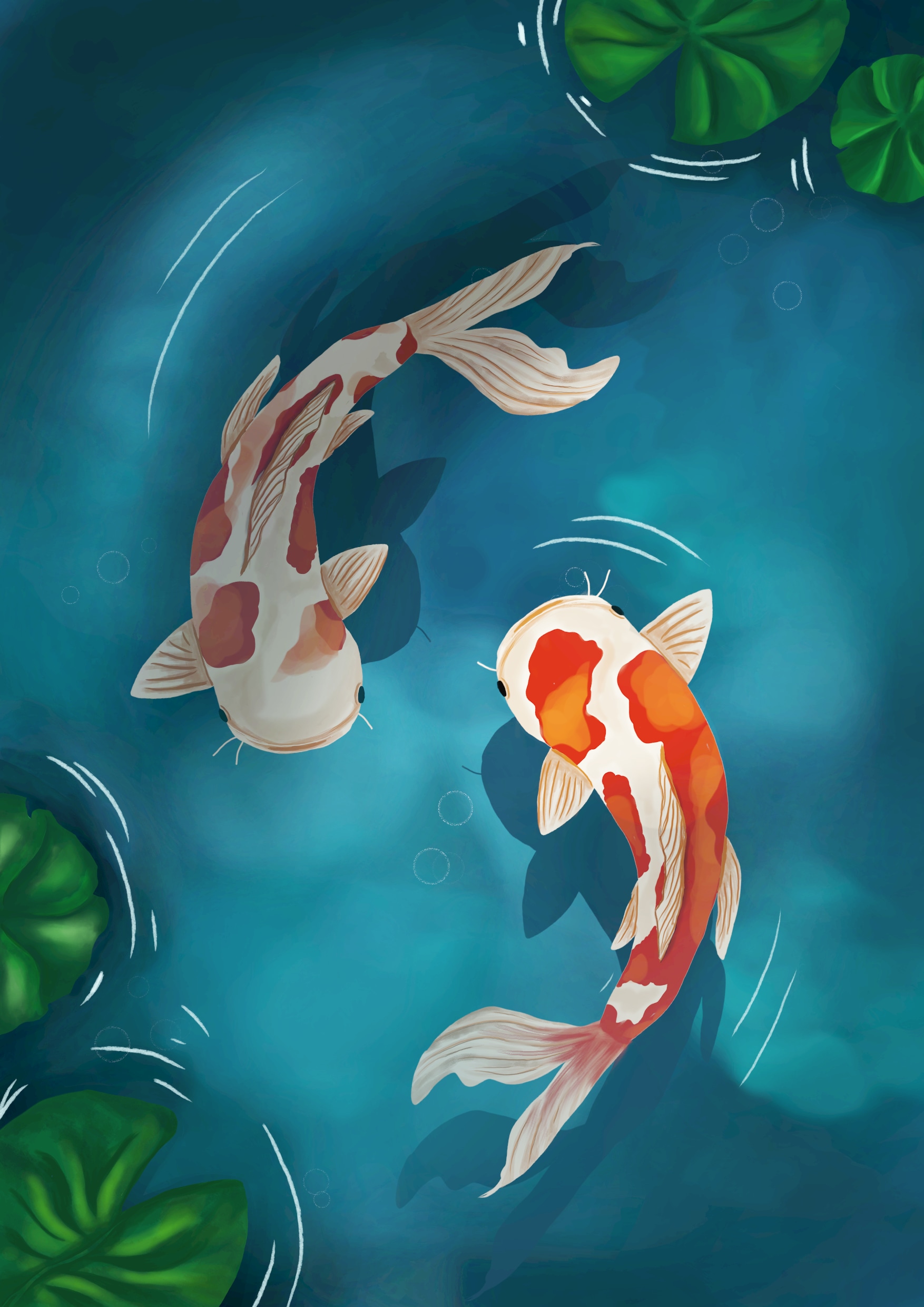 Carpes d'après modèle par MarineGautier