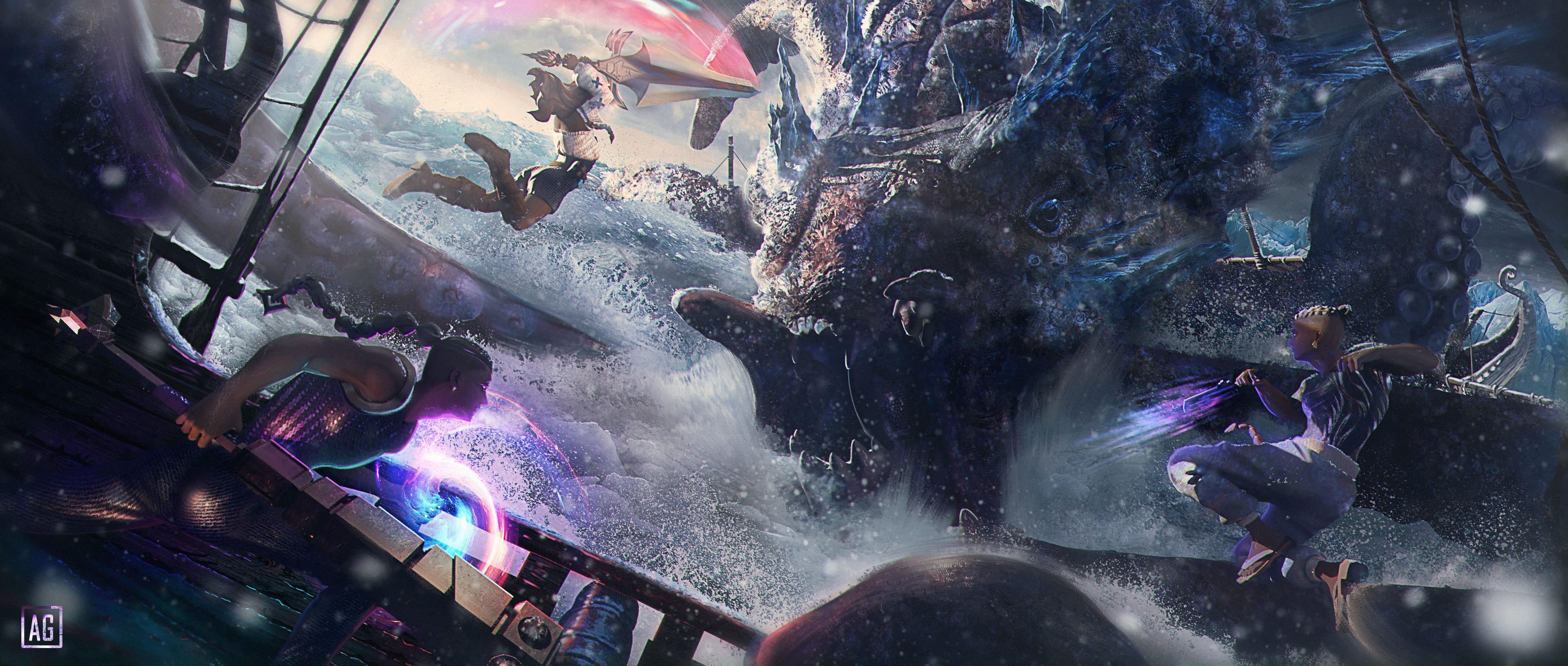The Kraken : The North Monsters par AidanGouguenheim