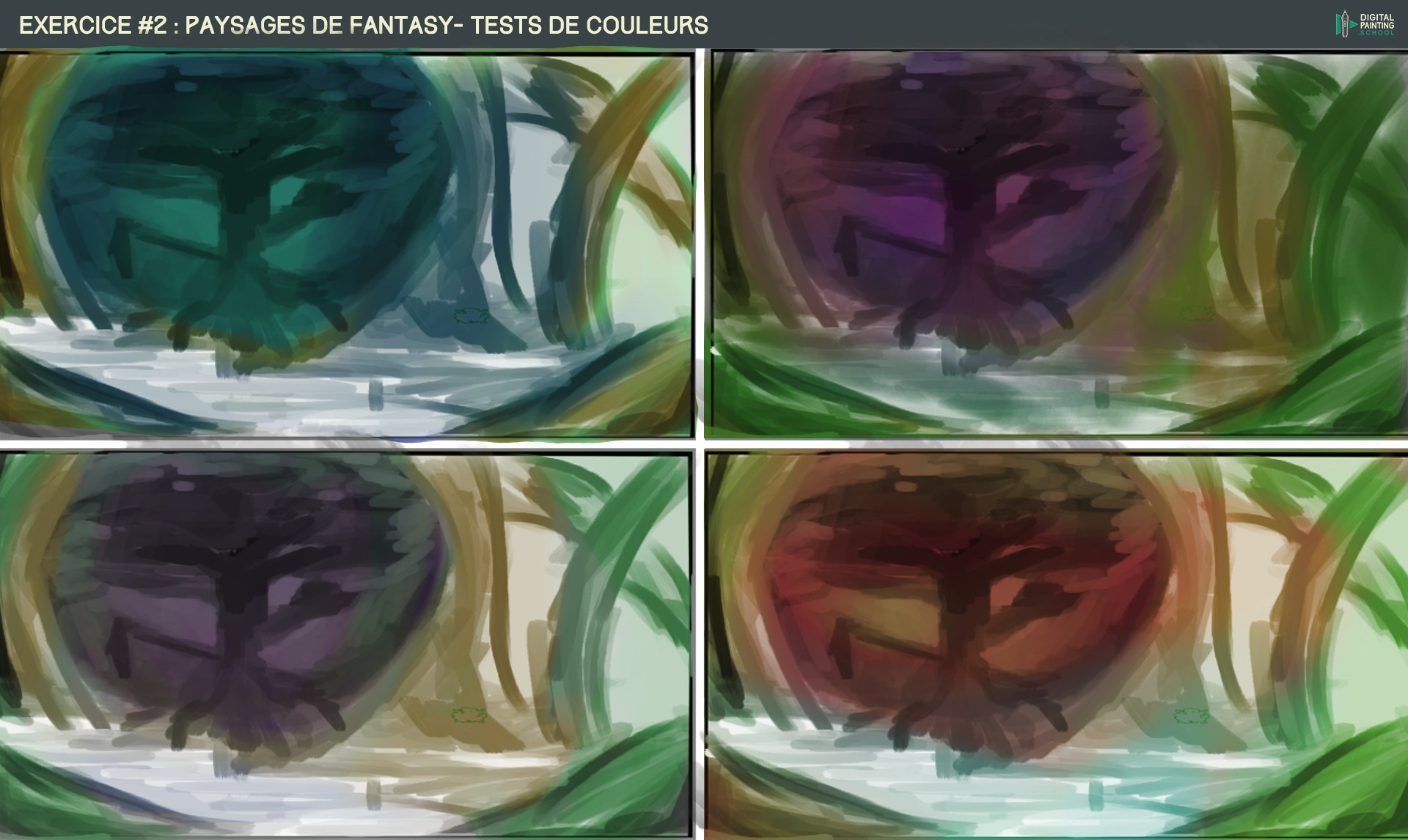 3) Exercice 3 : Tests de couleur par Aliki