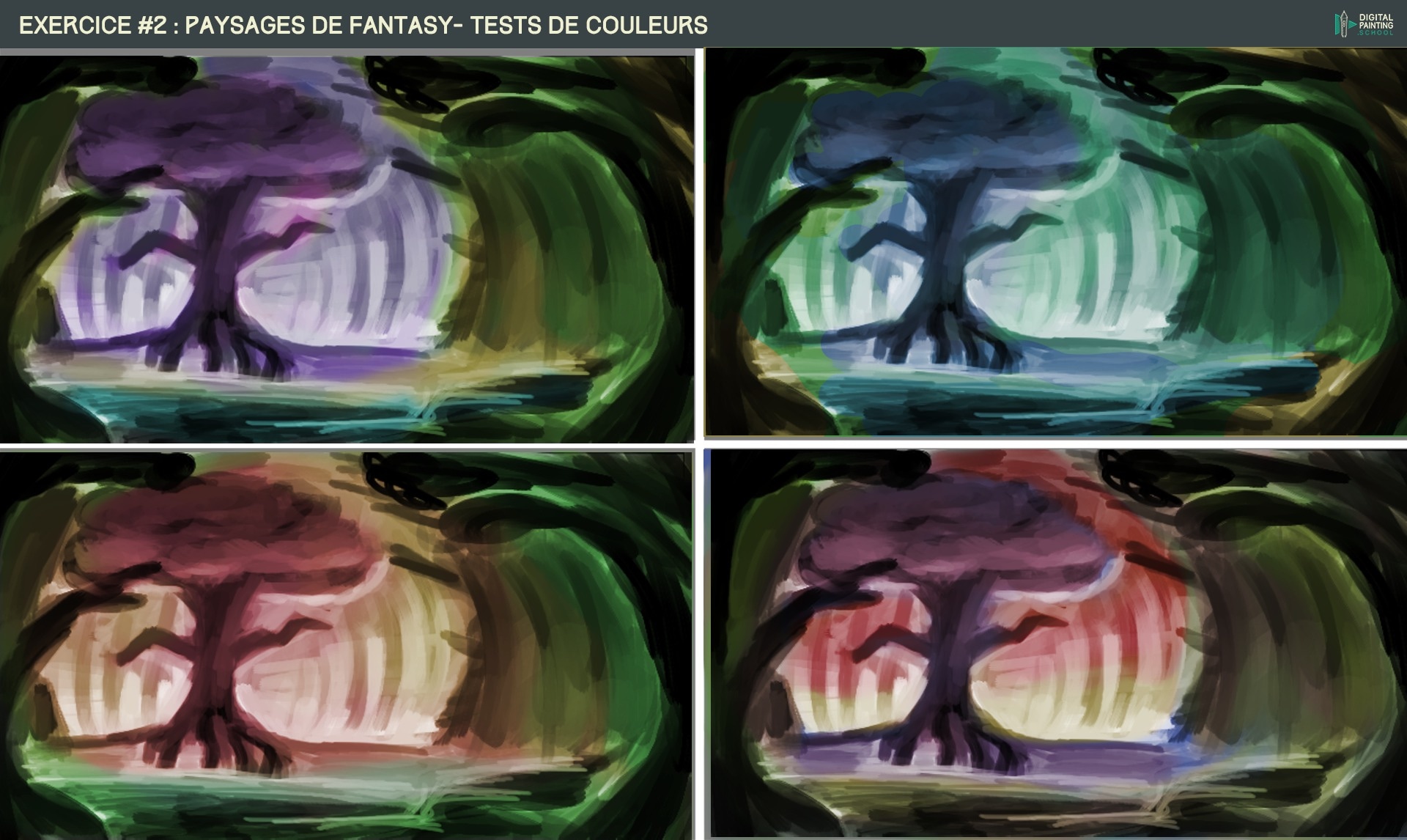 3) Exercice 3 : Tests de couleur par Aliki