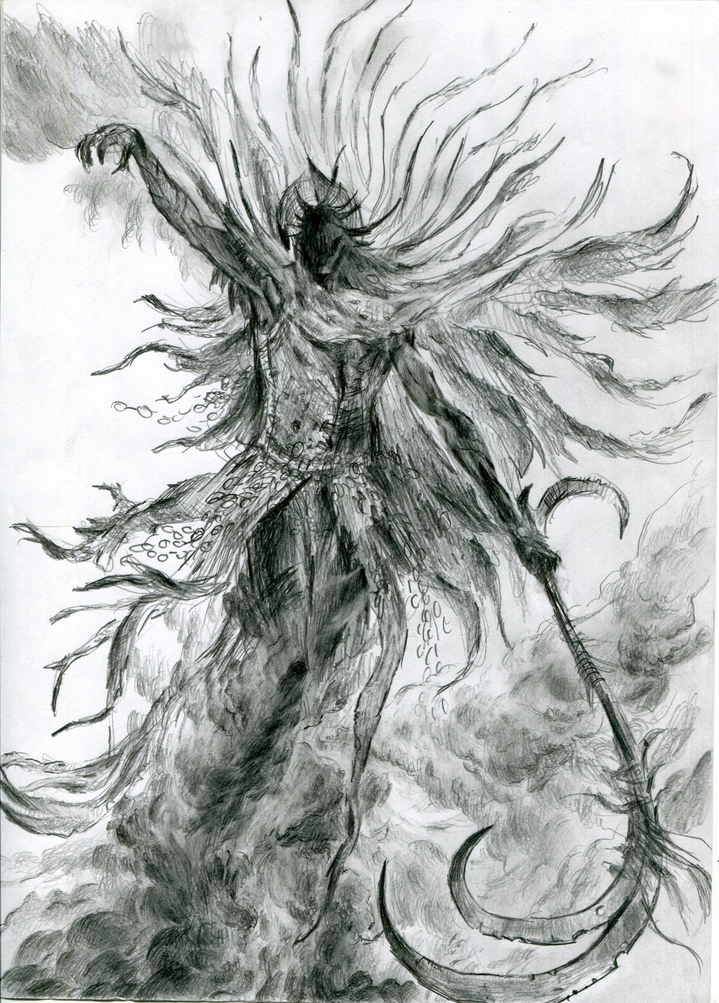 Character design de La Mort par Telamon