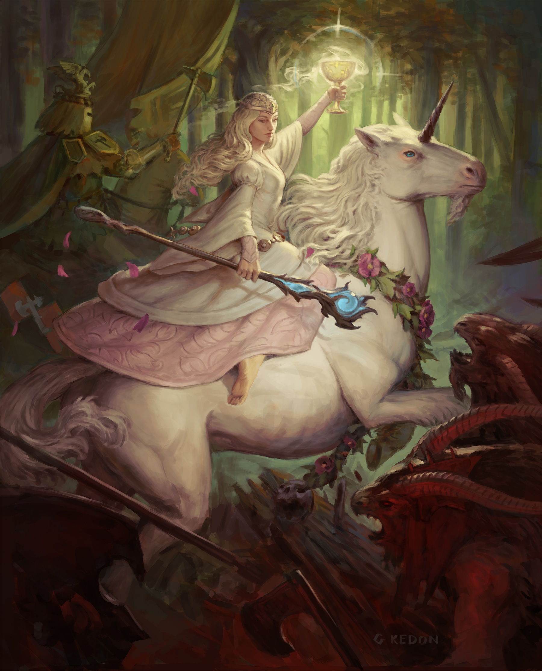 Lady Elisse Duchaard par G.Redon