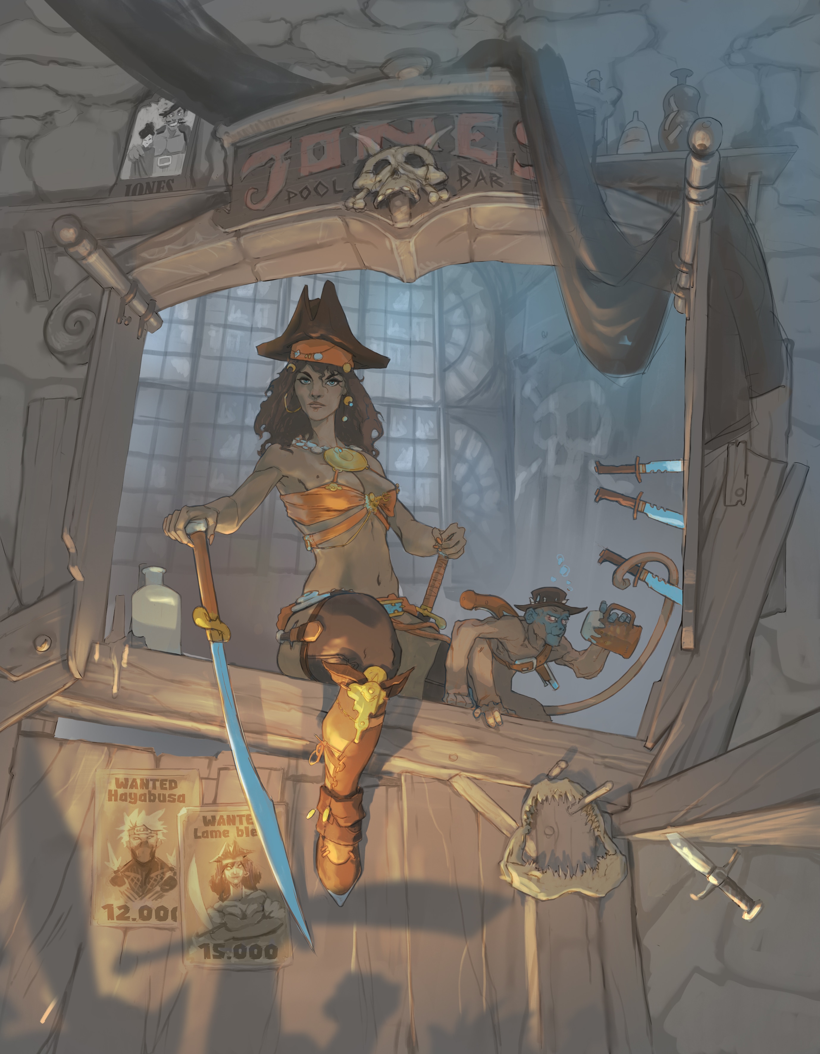 LAME BLEUE - CHALLENGE #20 par hoynna