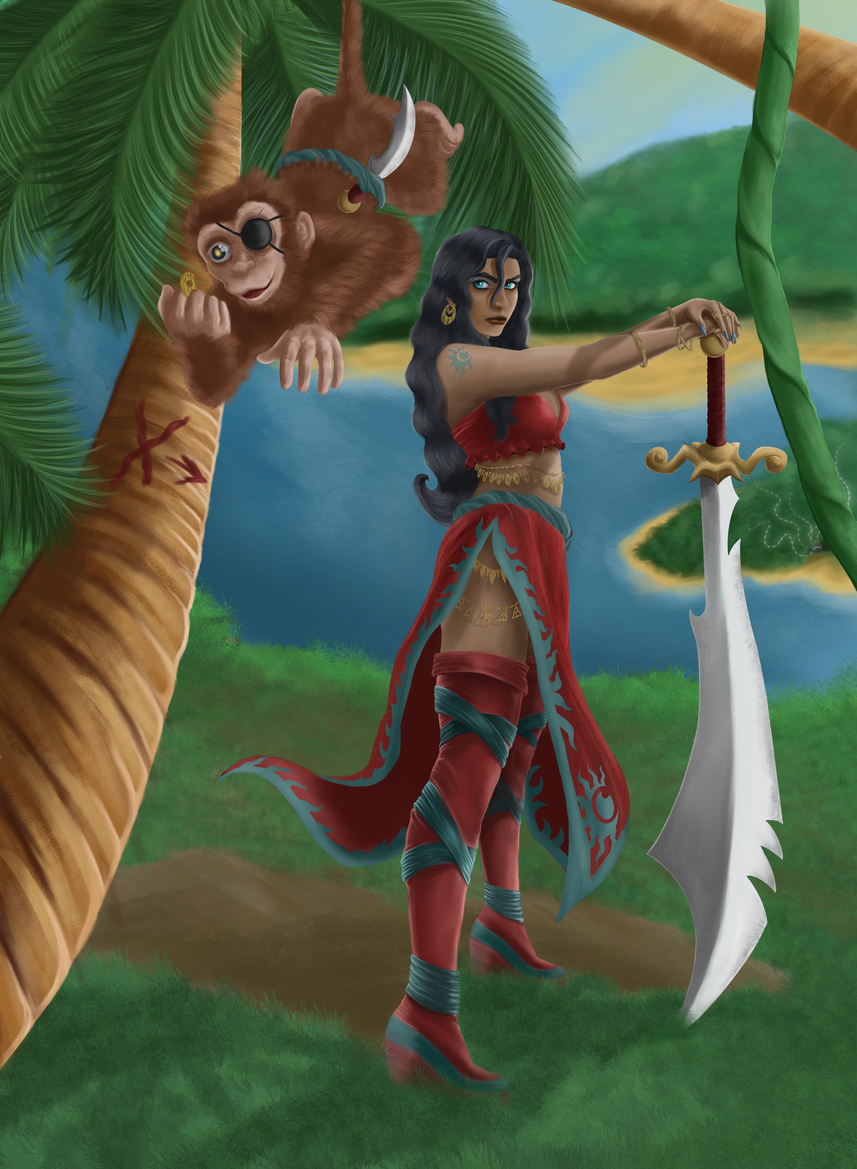 LAME BLEUE par Guismo