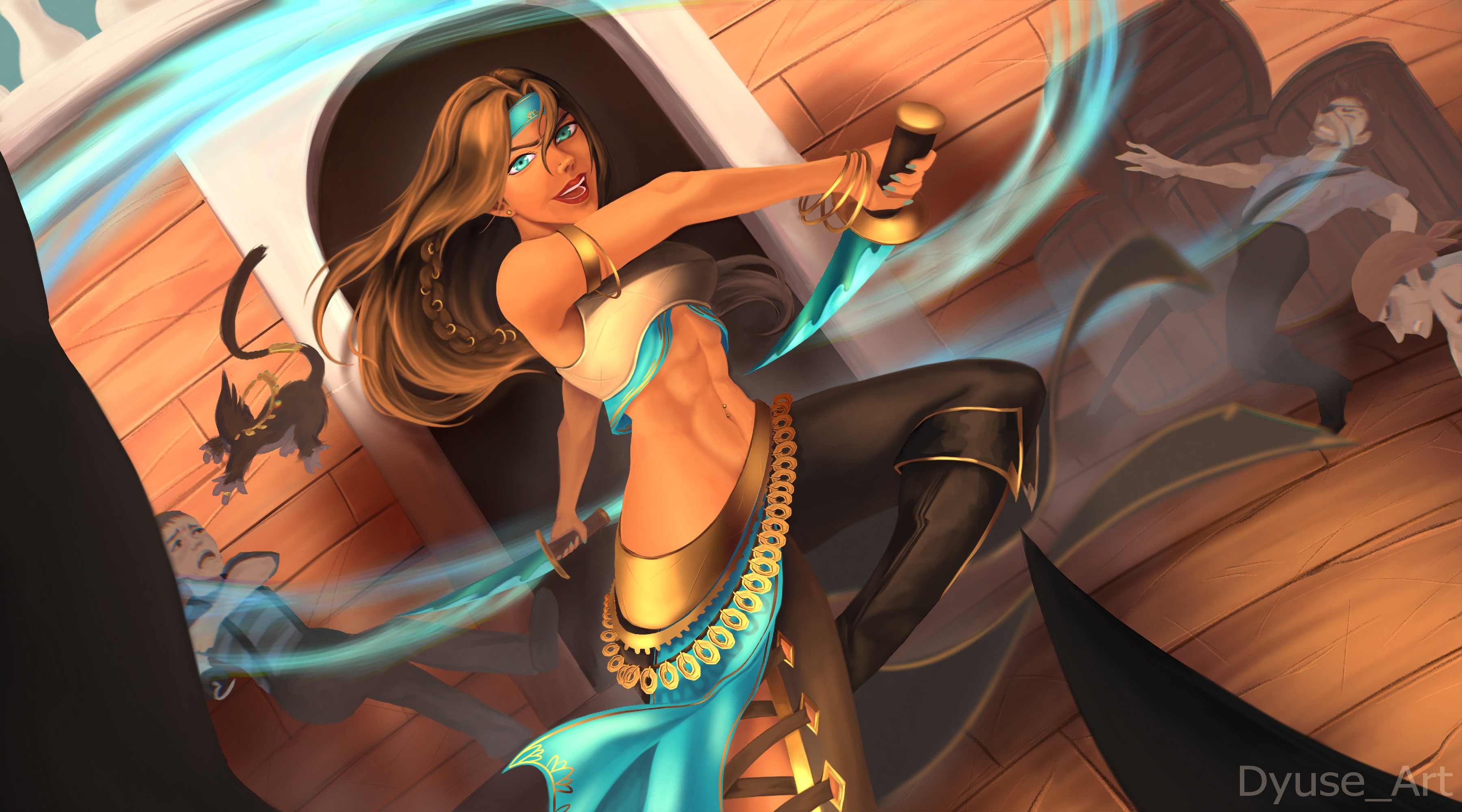 Lame bleue par Dyuse_art