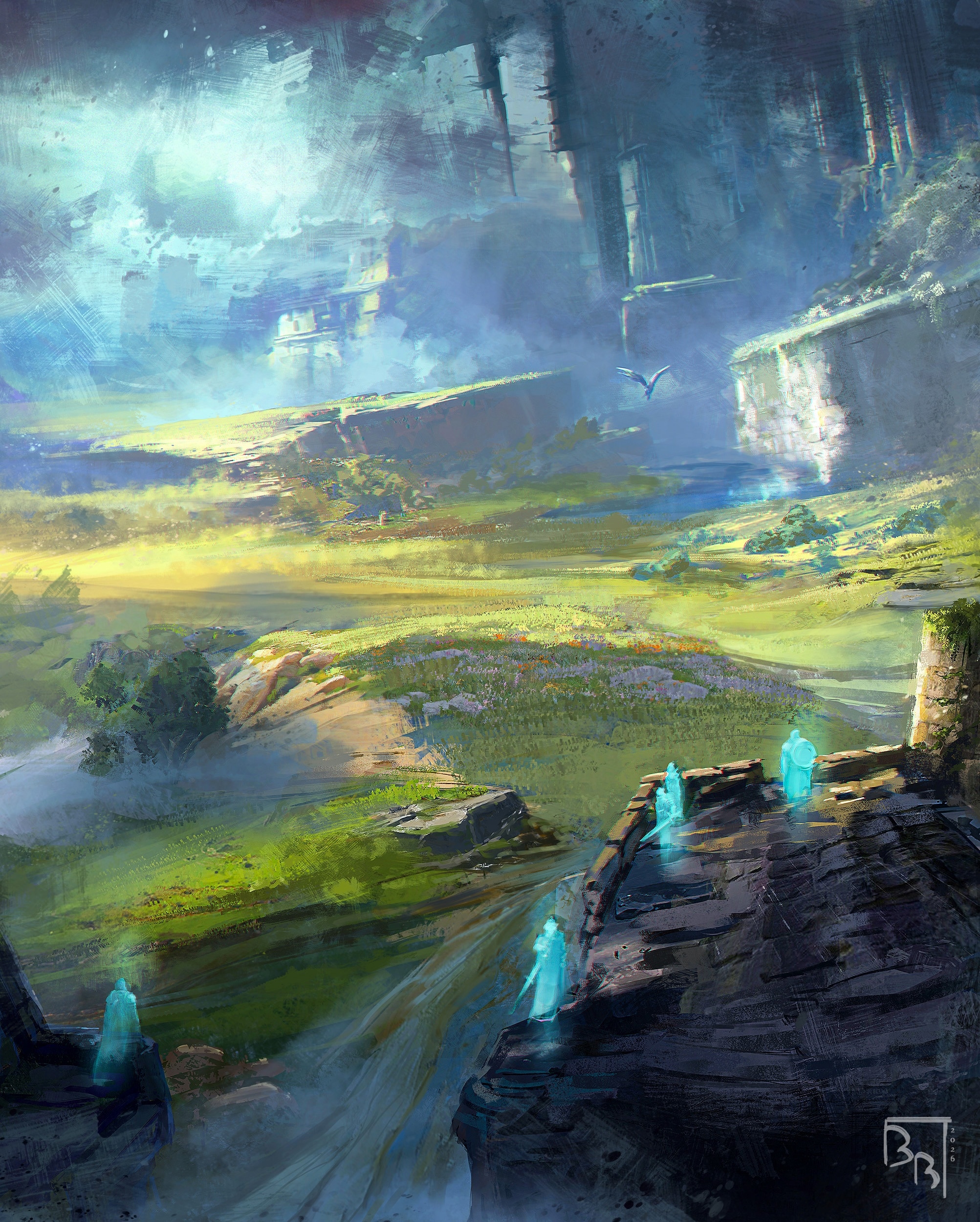 Universes Beyond : Guild Wars 2 - Basic Lands par Drovek