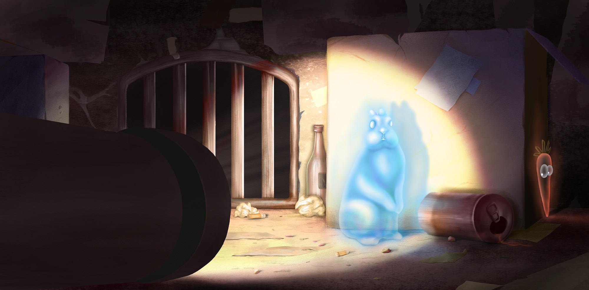 PARTIE 2 - CHAPITRE 8 - LAPIN FANTOME CHERCHE CARRRROOOOOTE par Lara Patouille