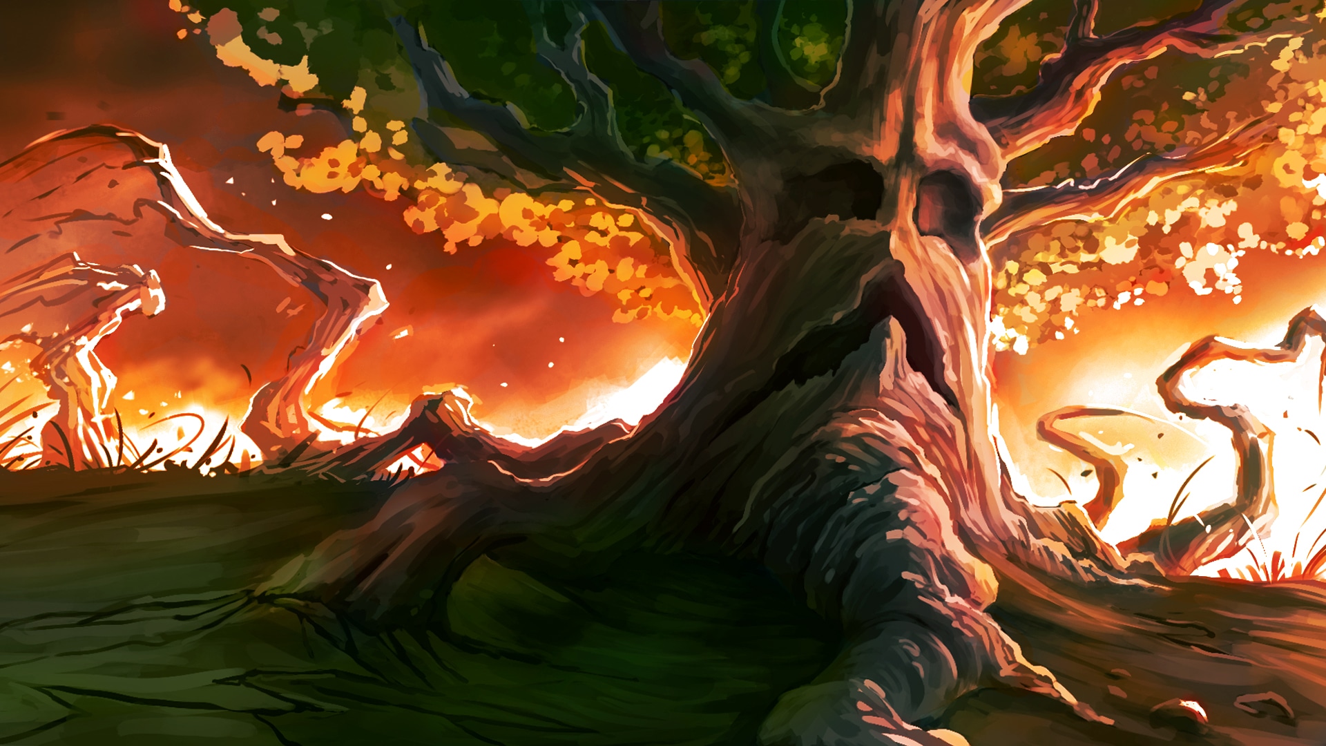 Remake cover art 'The Las Tree' (Jam 2023) par Triste Comique