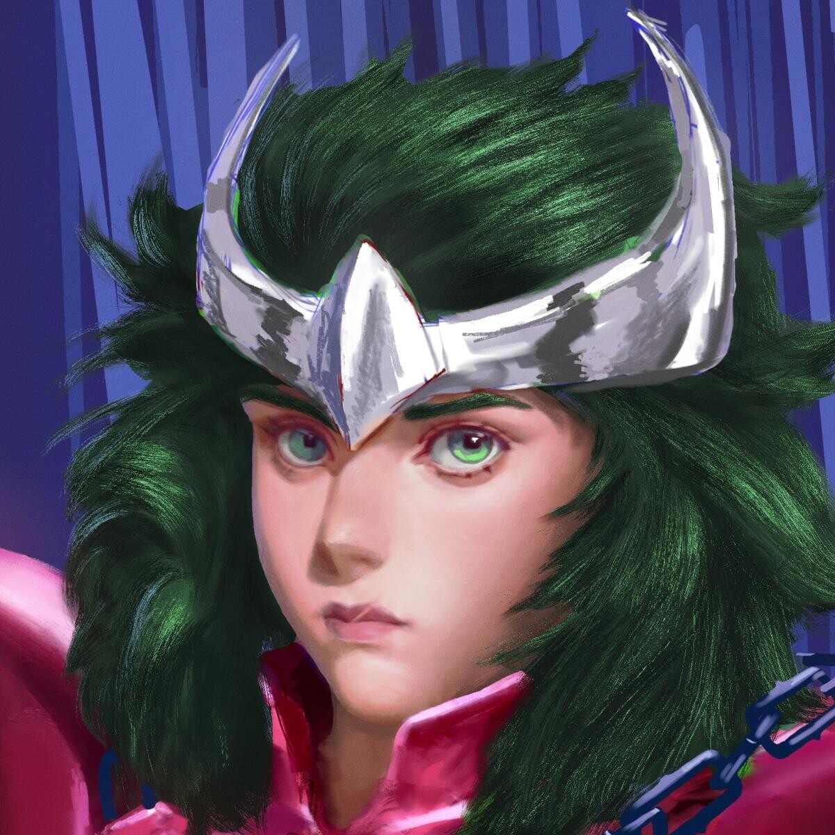 Andromeda Shun Saintseiya Fanart par otsoa