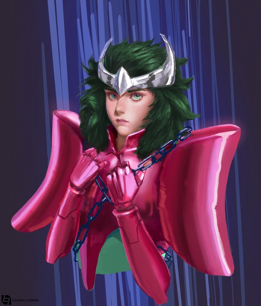 Andromeda Shun Saintseiya Fanart par otsoa