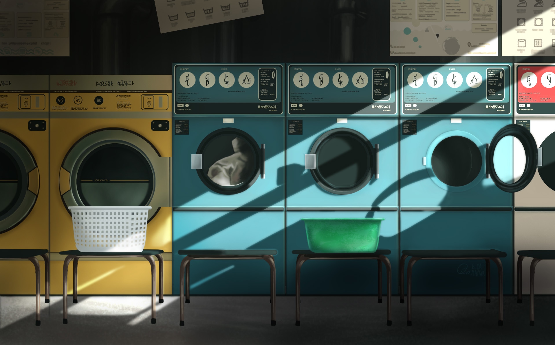 Laundry time par Eloa Maywa