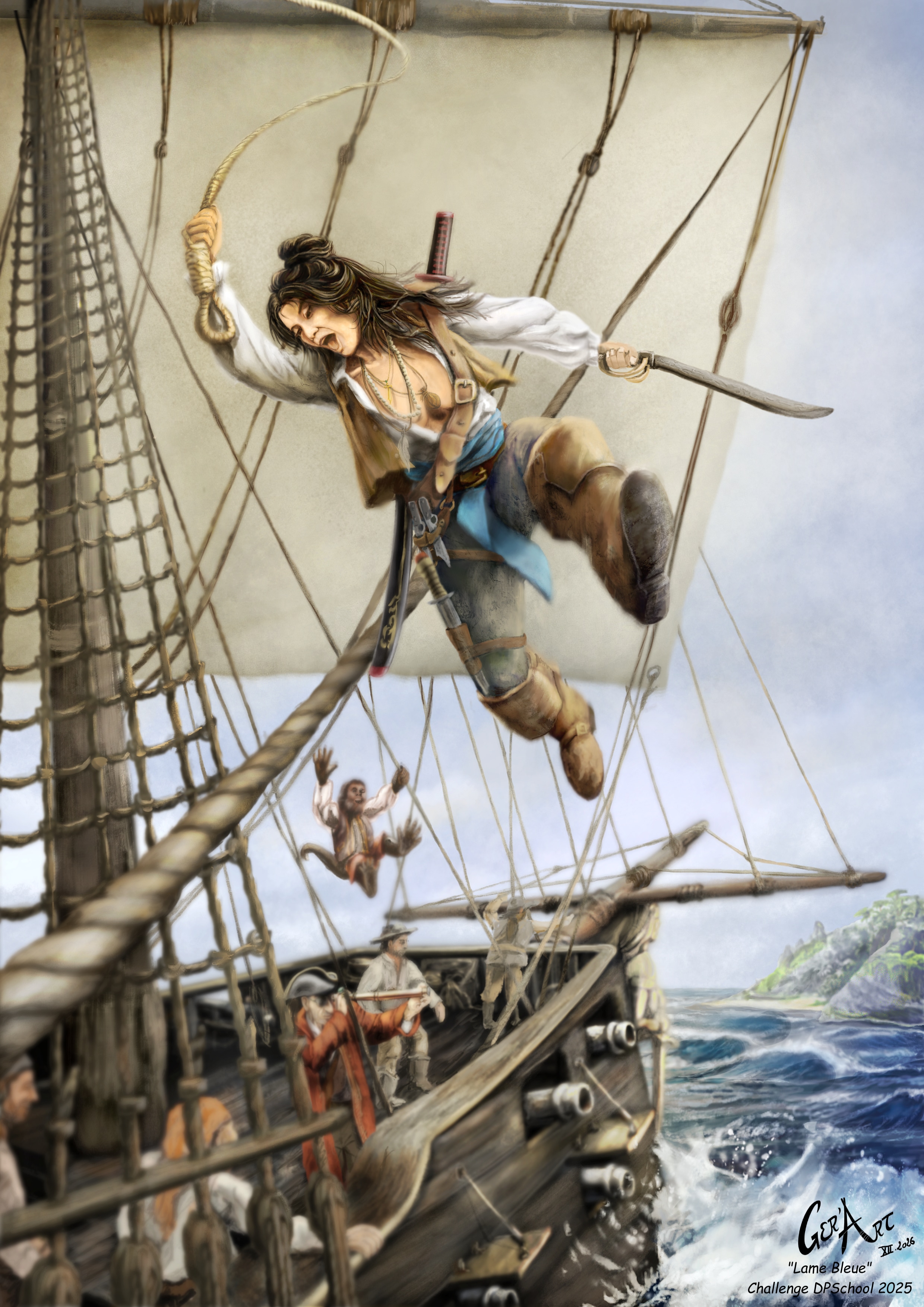 Lame bleue par djeidjei