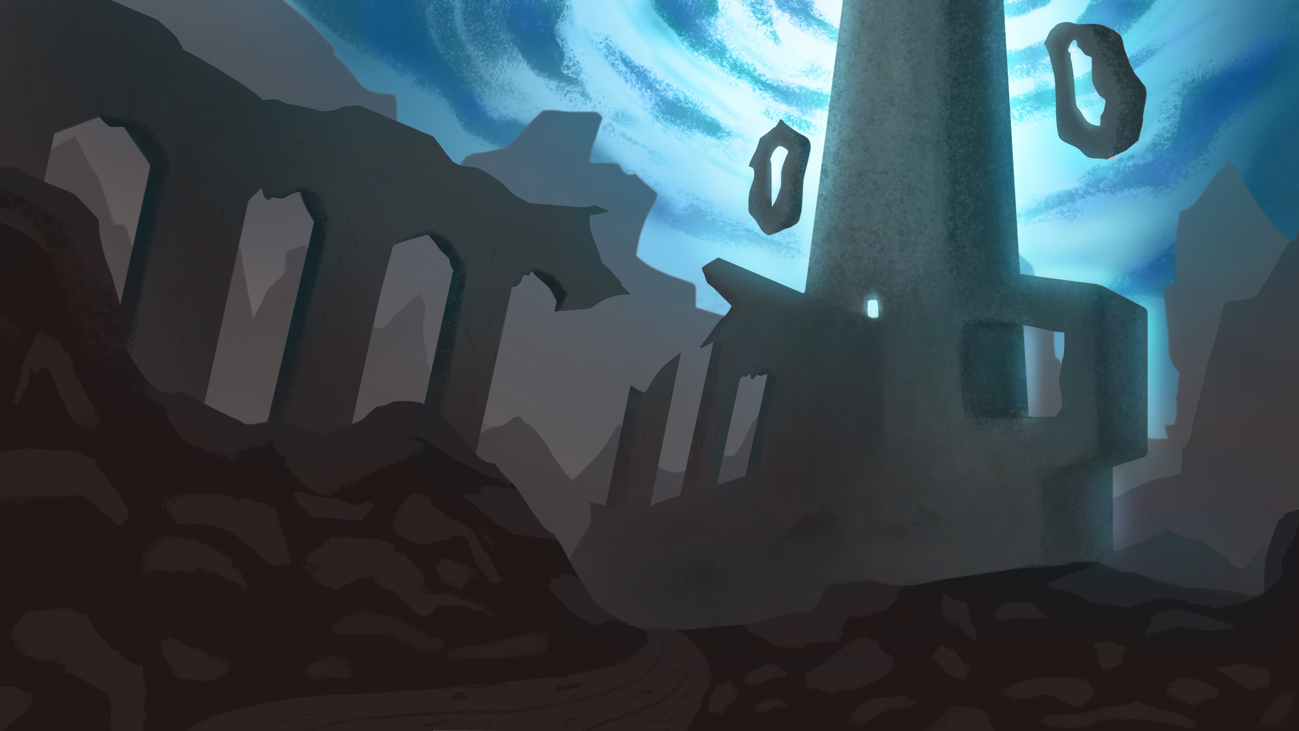 Ma version du Paysage Fantasy ( Chapitre 3 Partie 1 ) par MorgyVF
