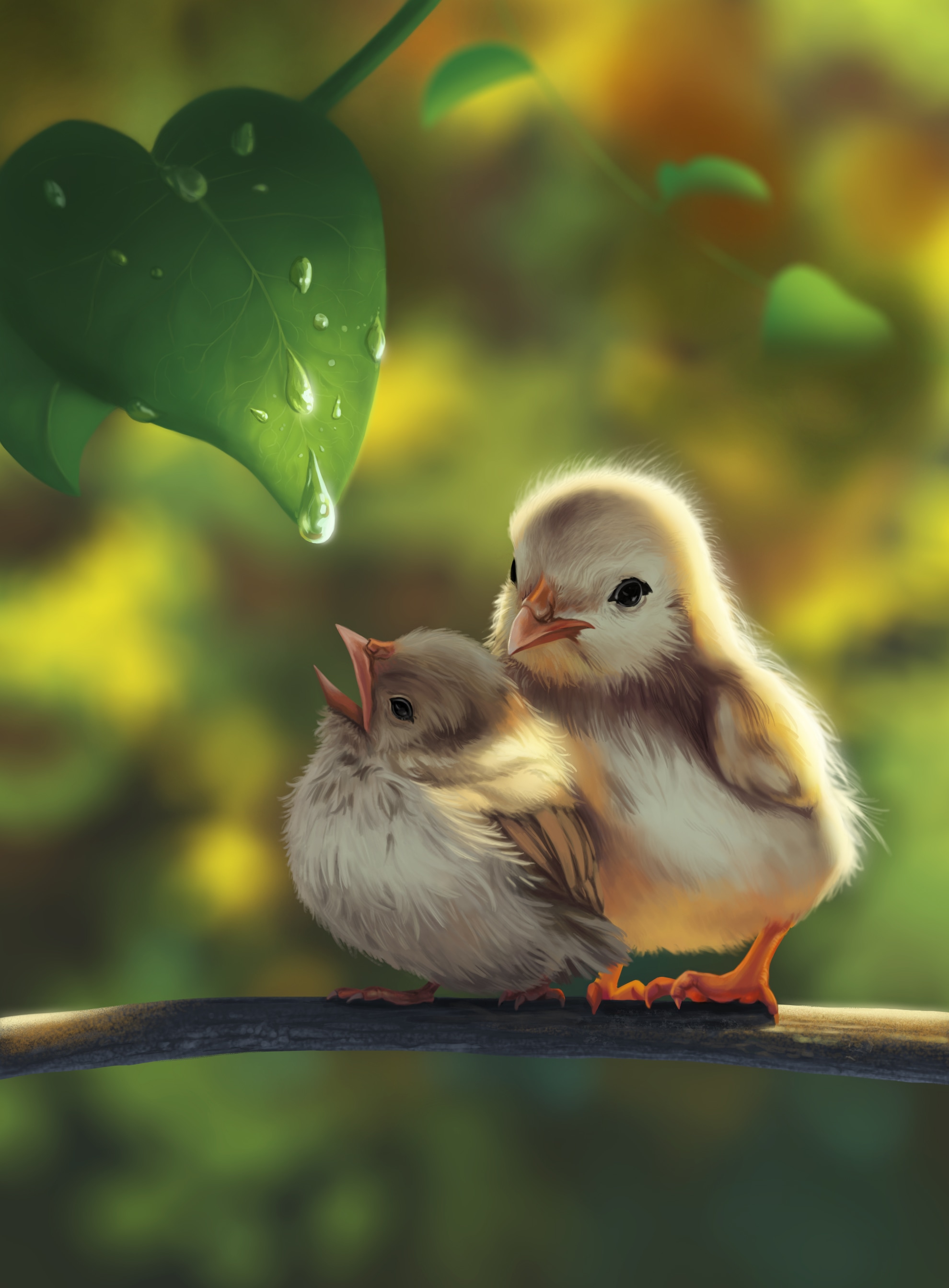 Illustration des oisillons par coz_art