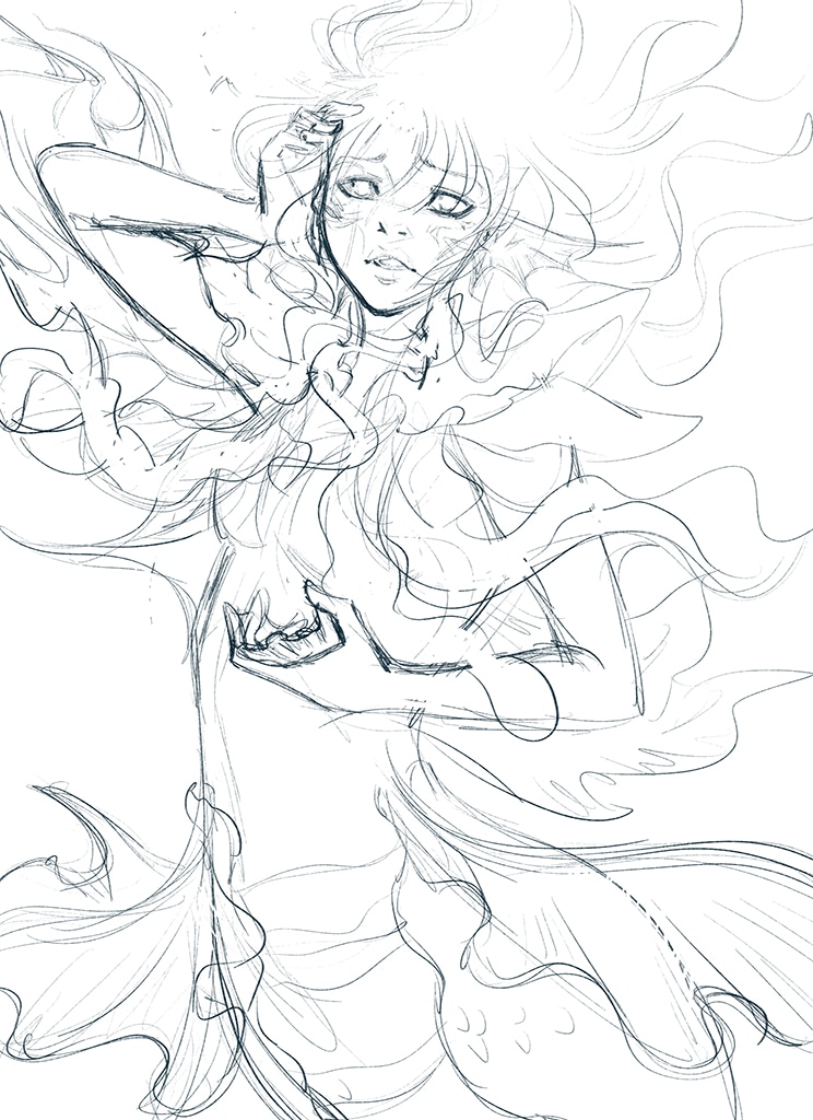 Lirae metamorphose - Mermay challenge par nogarra
