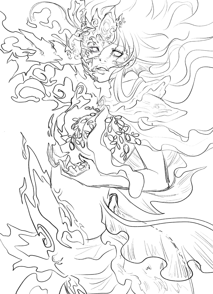 Lirae metamorphose - Mermay challenge par nogarra