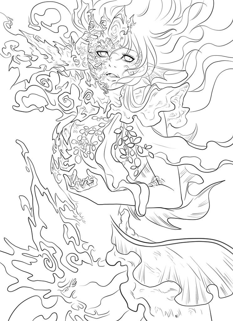 Lirae metamorphose - Mermay challenge par nogarra