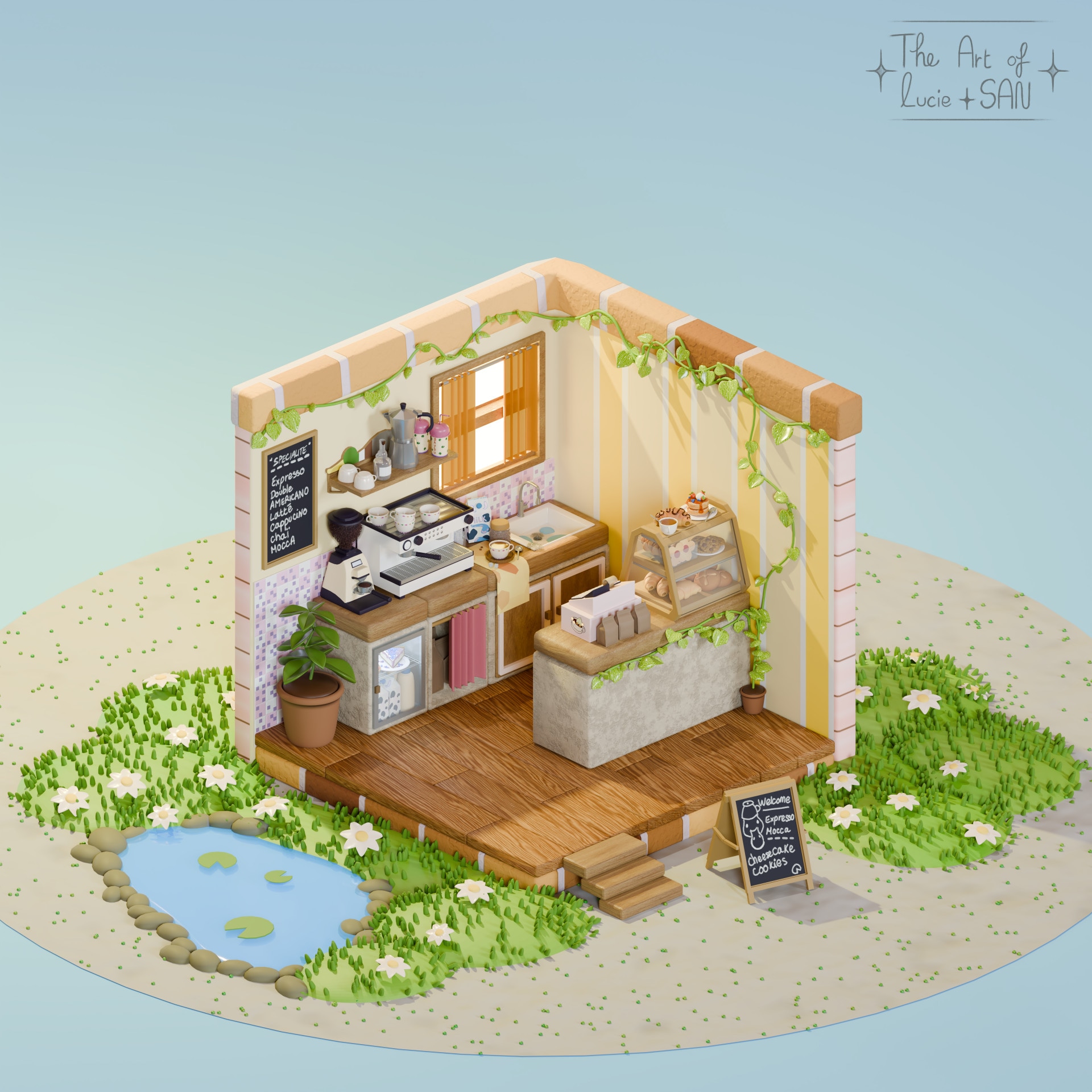 Canard Barista par Lucie.dhz.san