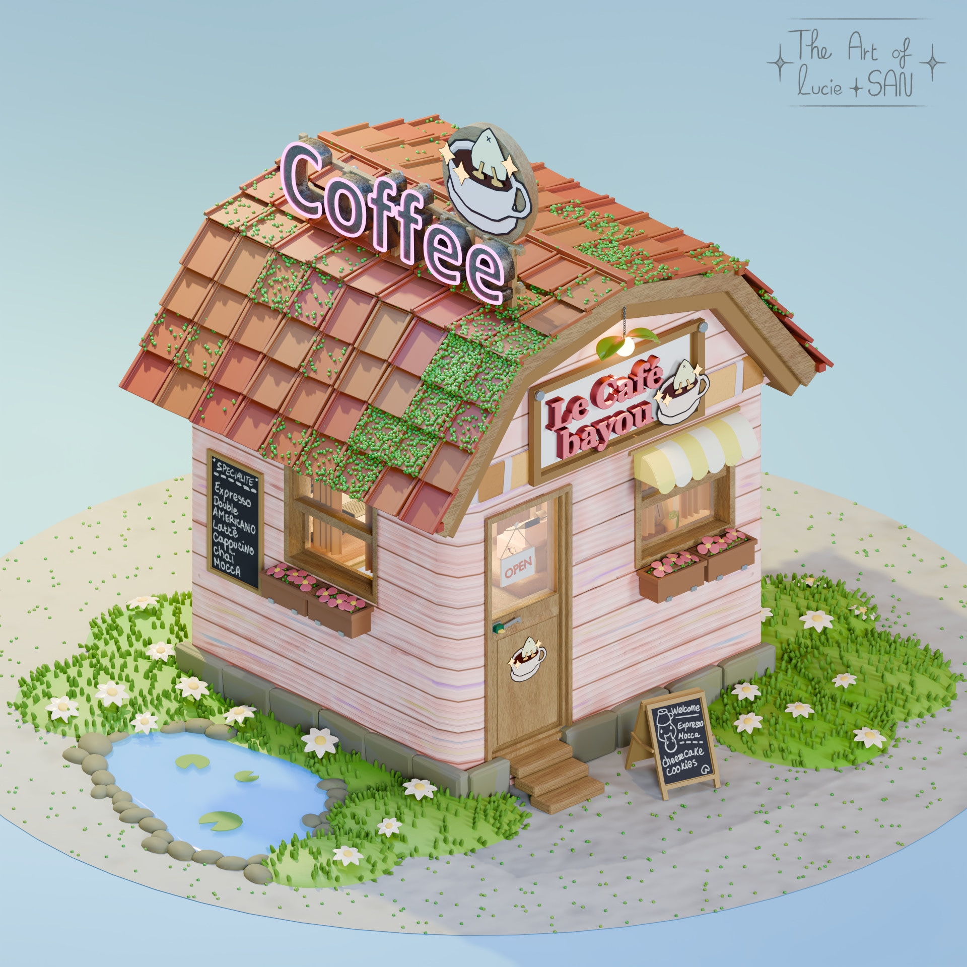 Canard Barista par Lucie.dhz.san