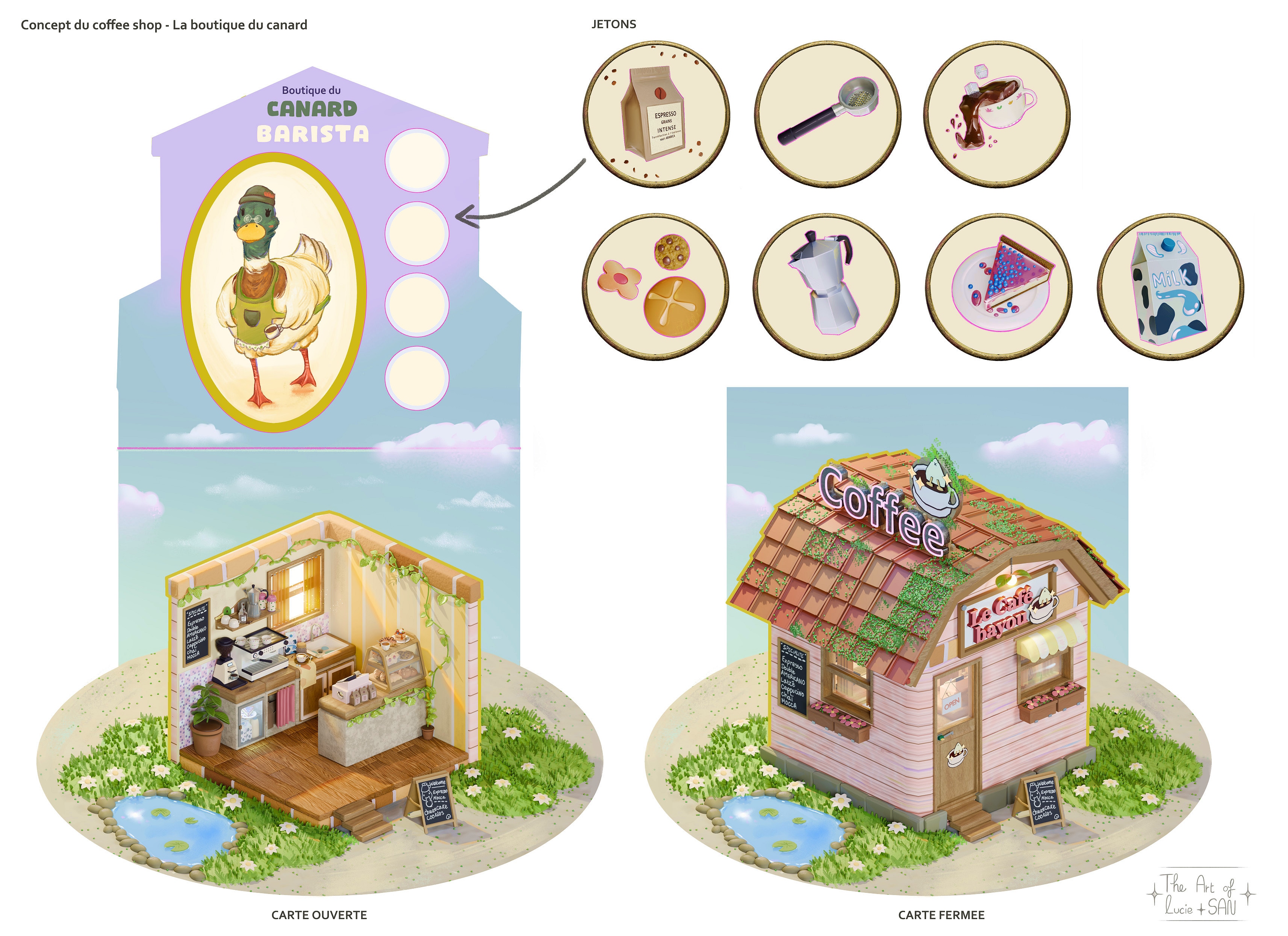 Canard Barista par Lucie.dhz.san