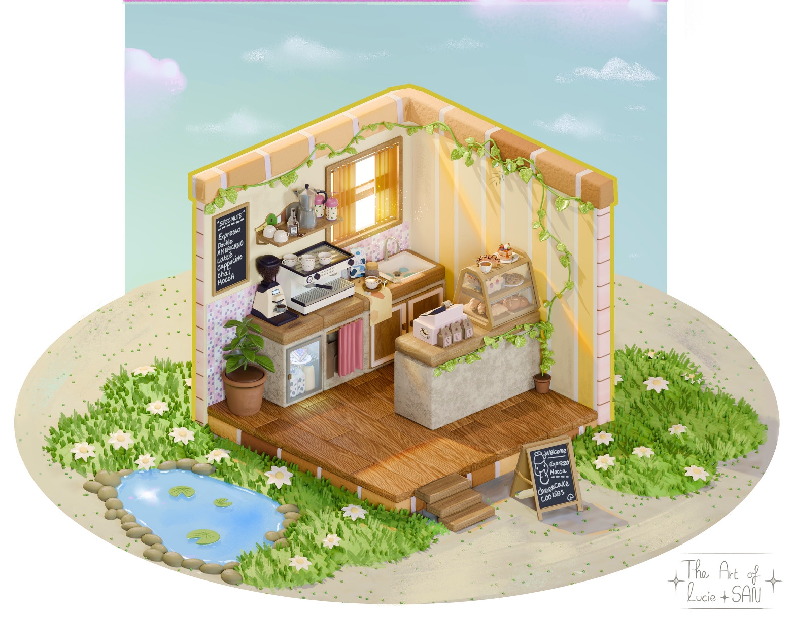 Canard Barista par Lucie.dhz.san