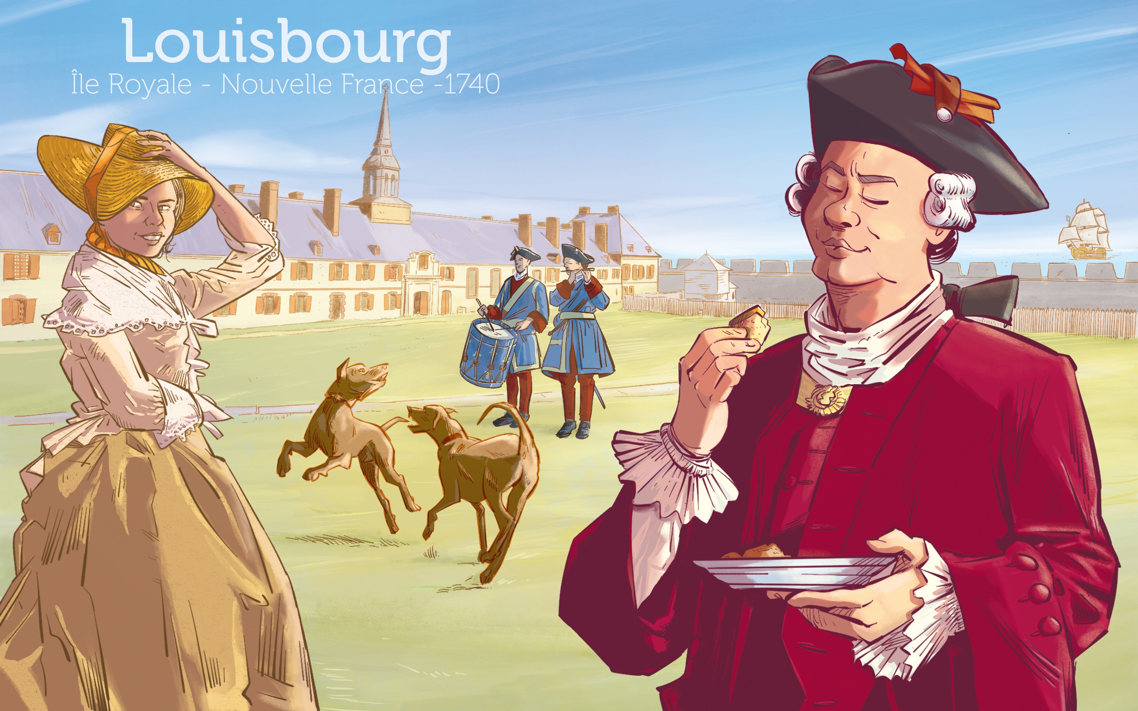 Forteresse de Louisbourg par fredlameche