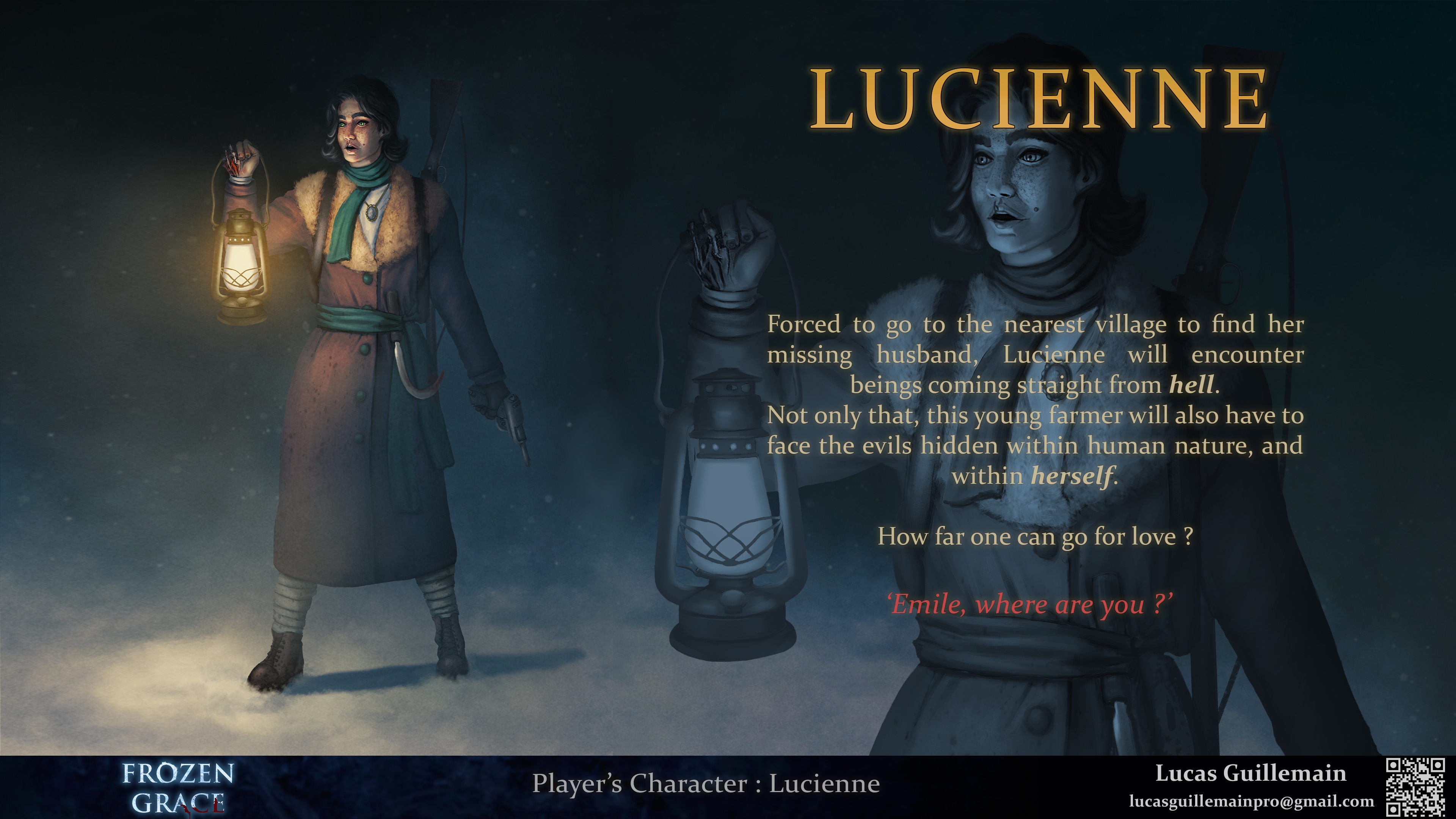 Frozen Grace - Personnage joueur, Lucienne par LucasG