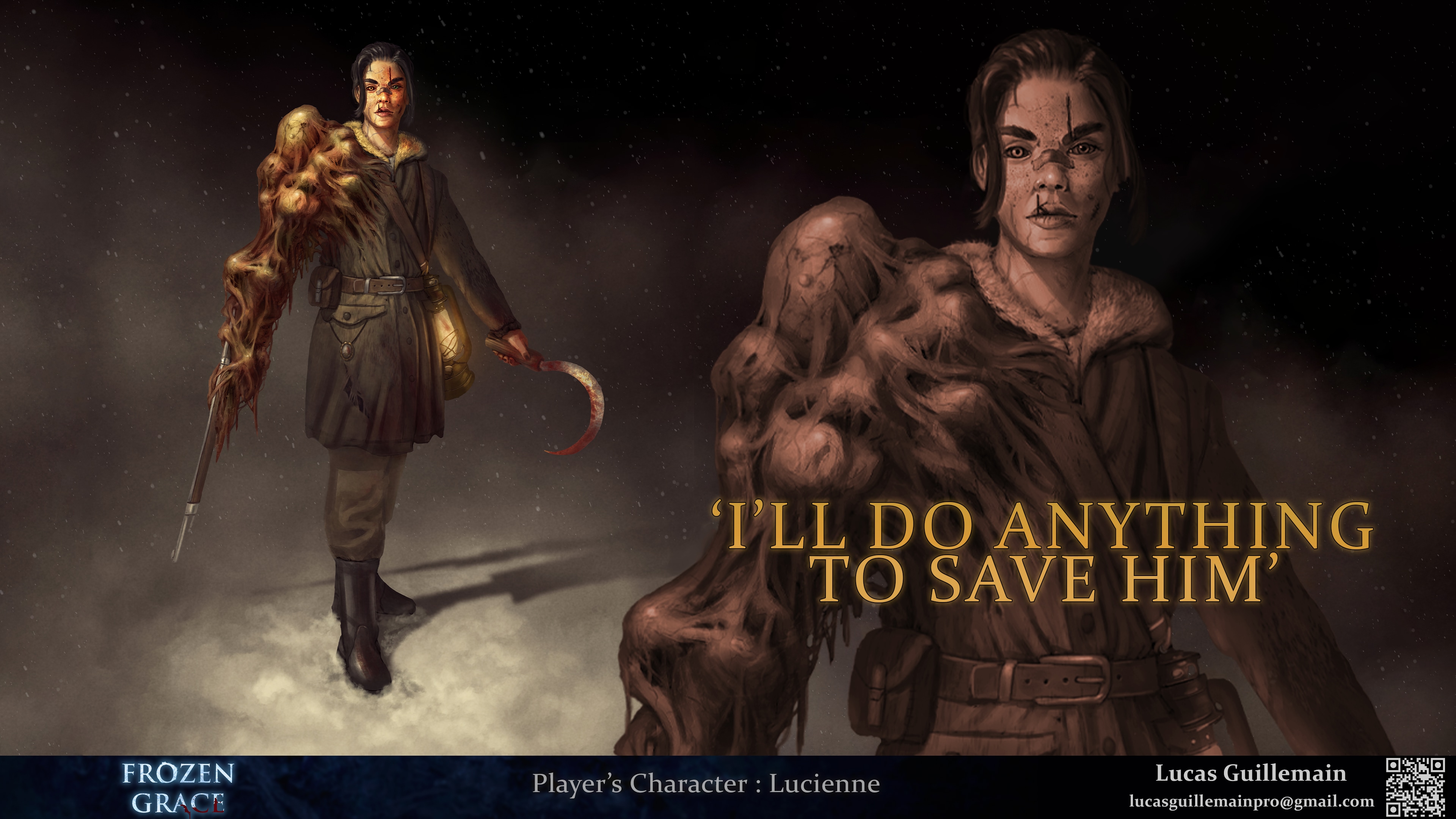 Frozen Grace - Personnage joueur, Lucienne par LucasG